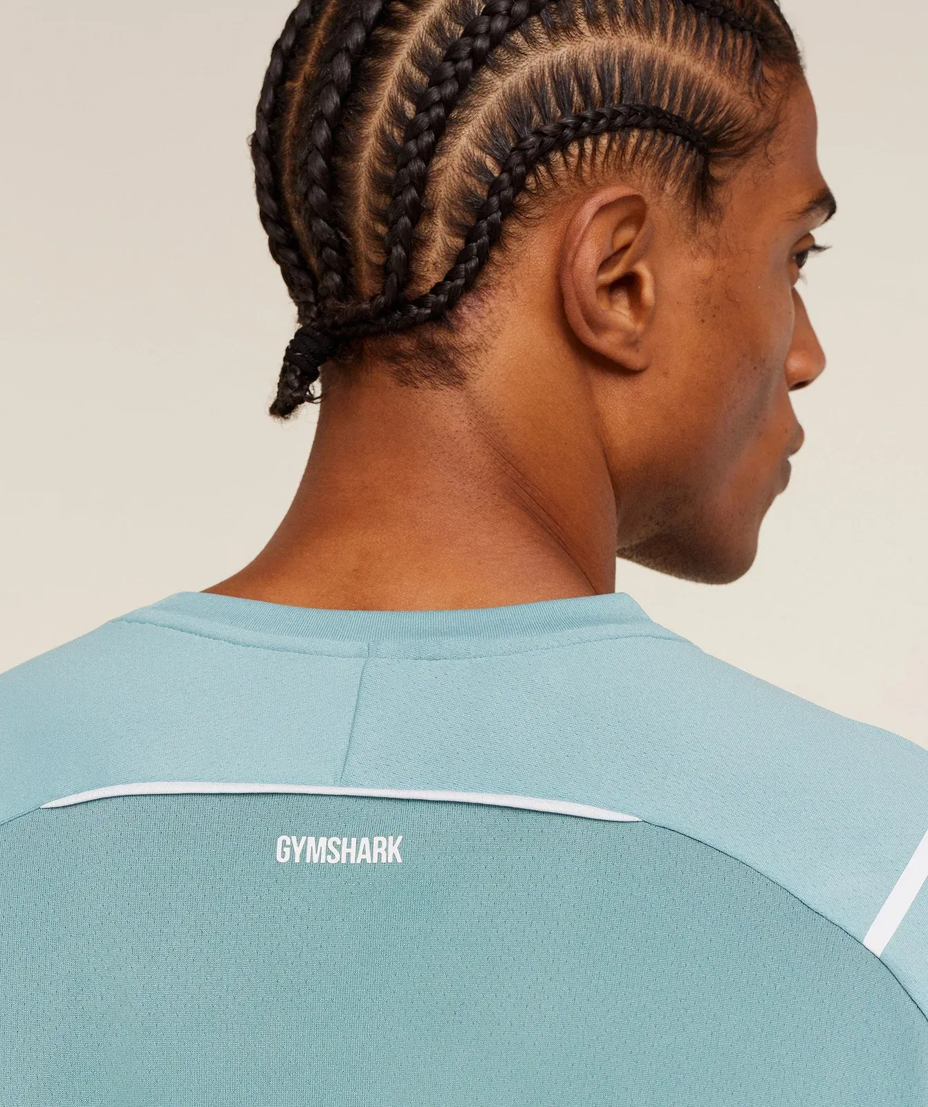 Gymshark Arrival Contrast T-Shirt -  Flow Blue /  Storm Blue