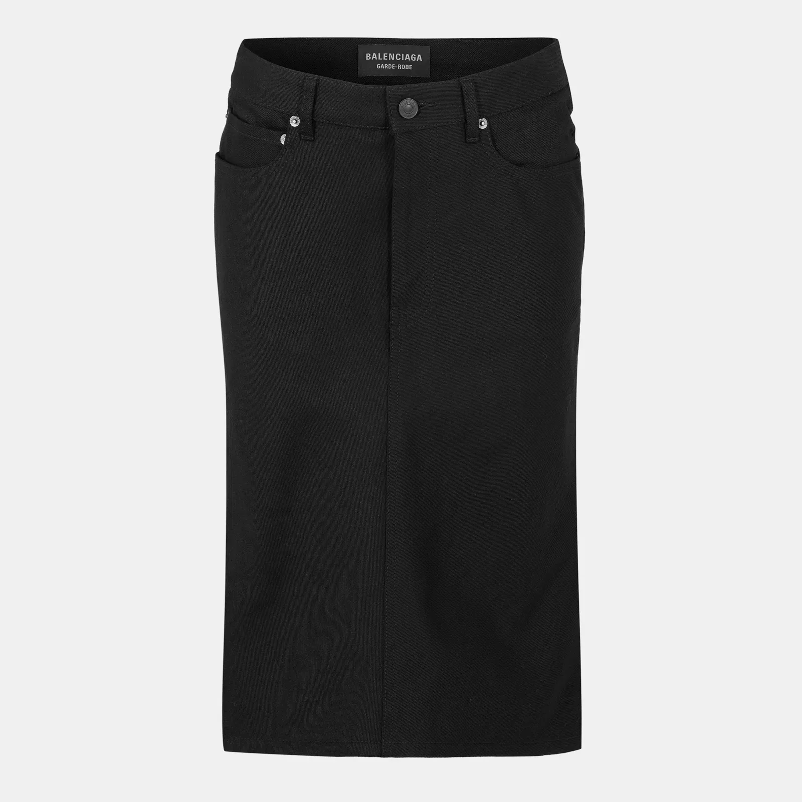 Denim Mid-Rise Skirt
