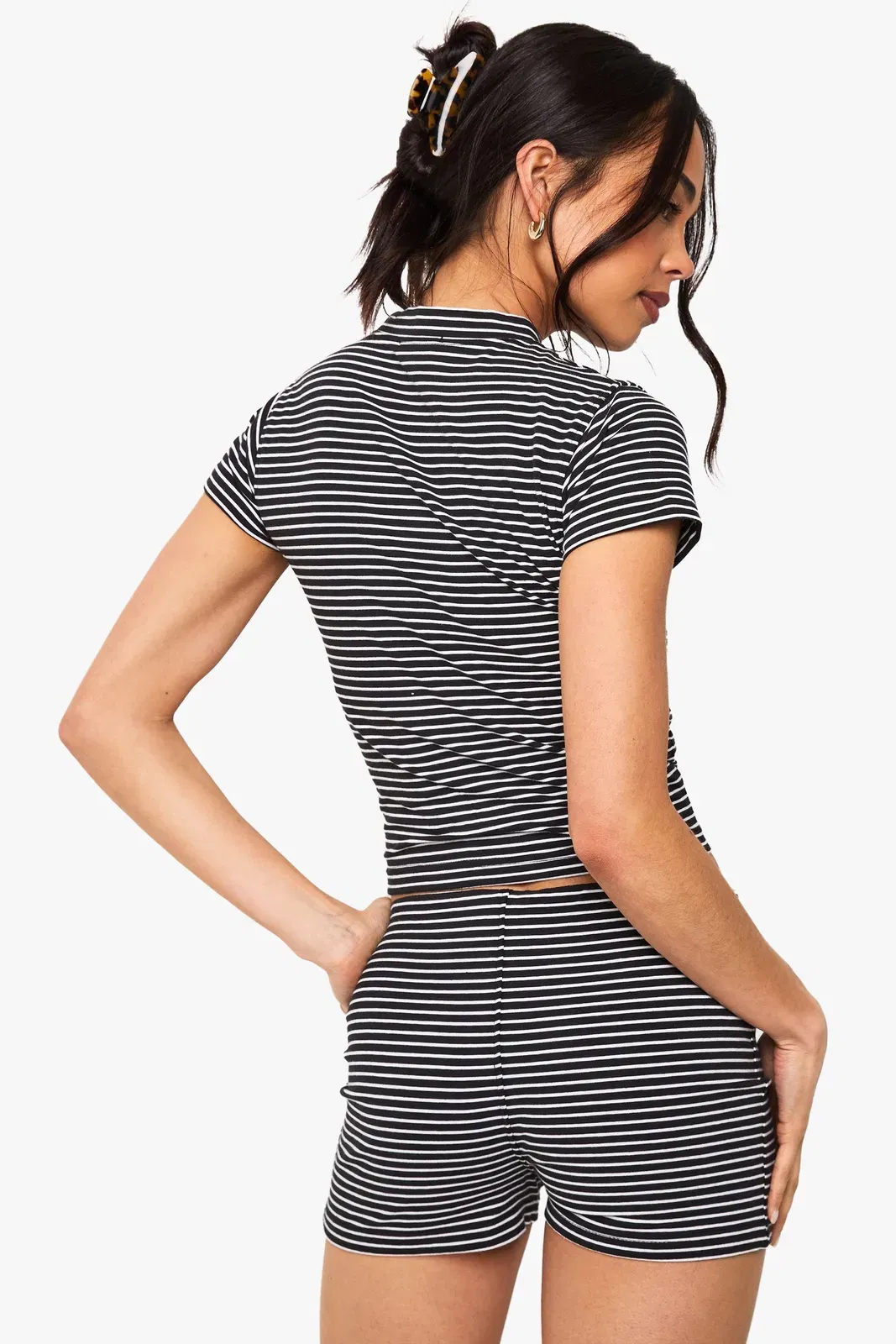 Striped Cap Sleeve Top