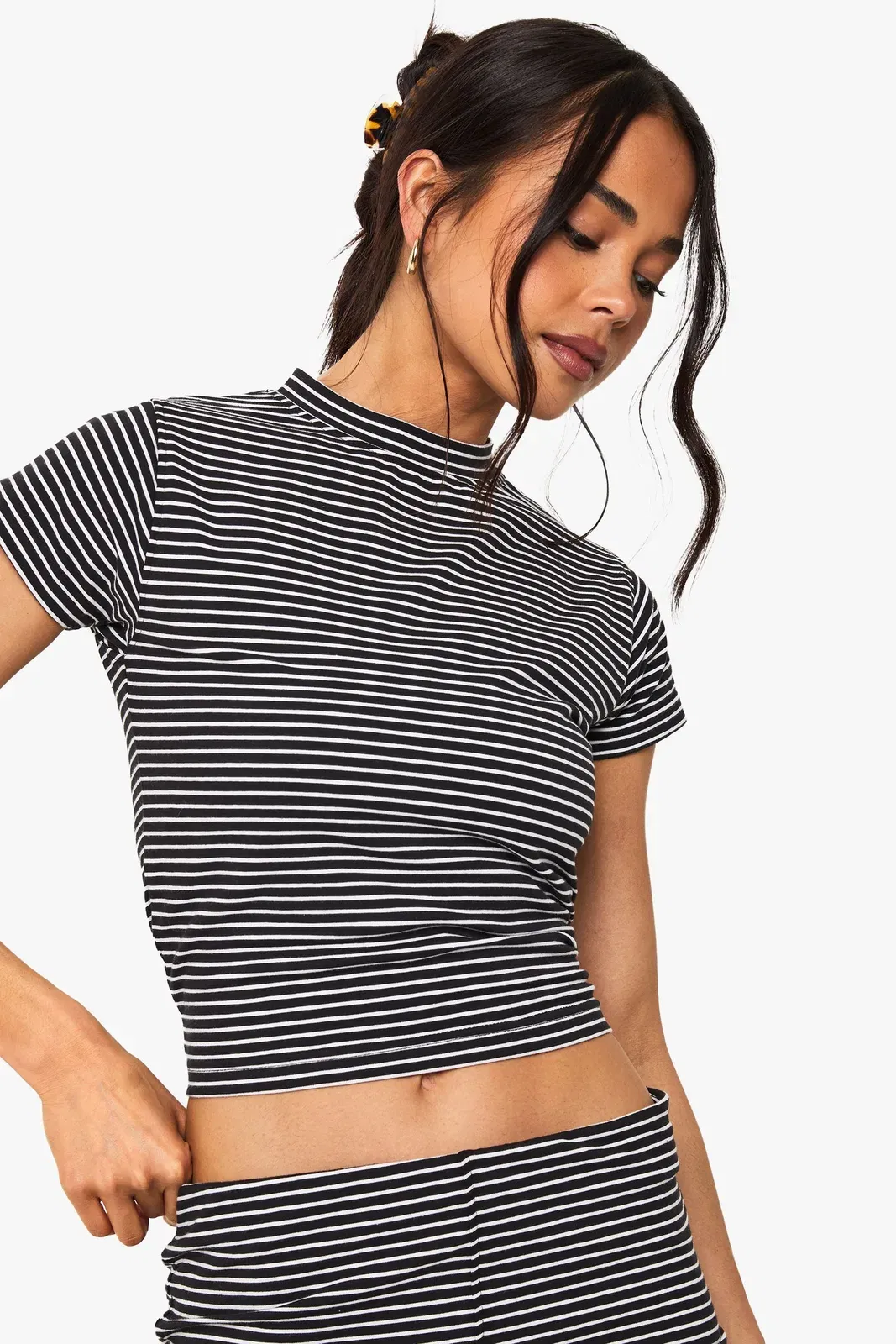 Striped Cap Sleeve Top