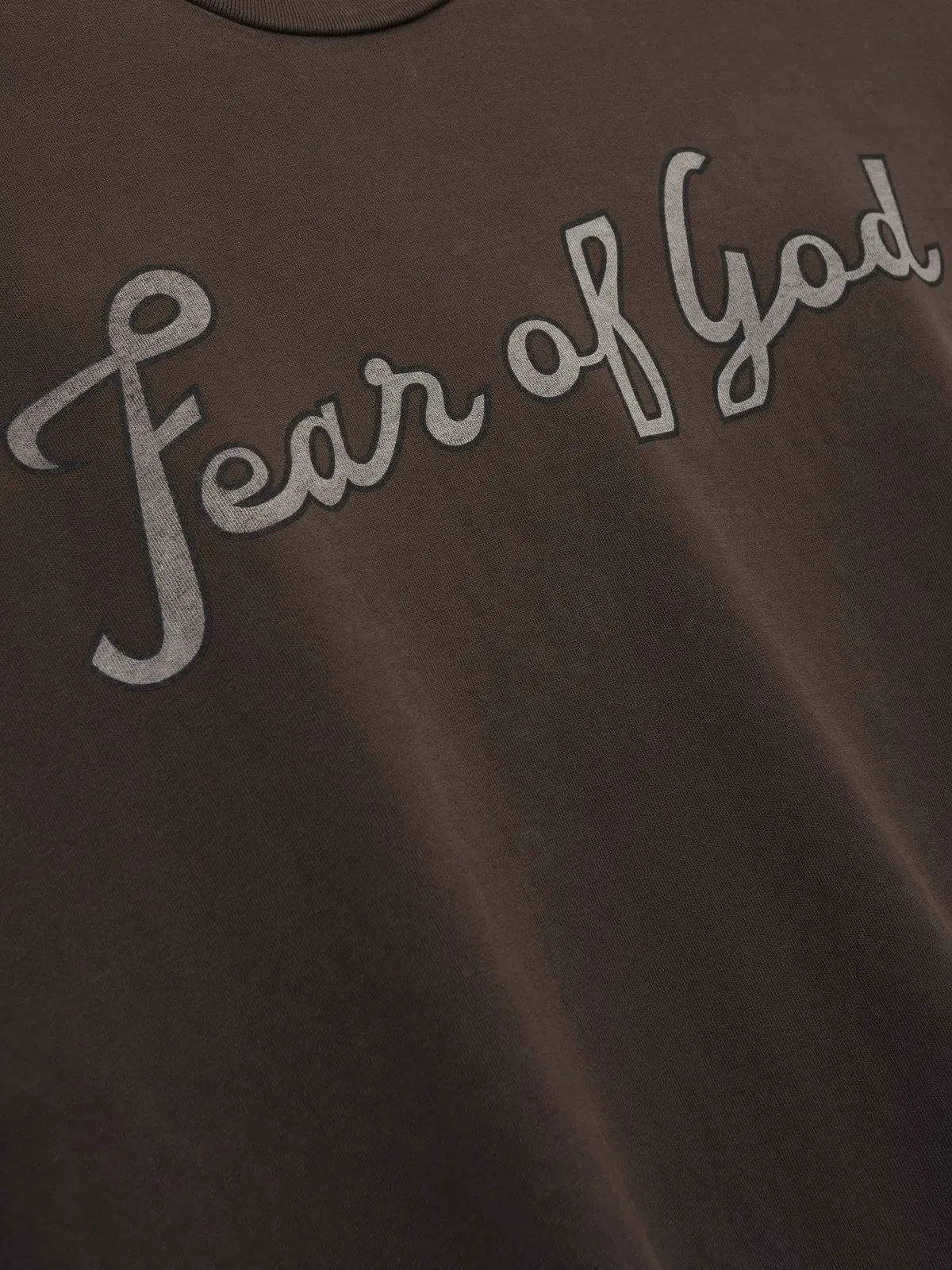 Essentials Fear Of God, 43 T-Shirt Dark Brown