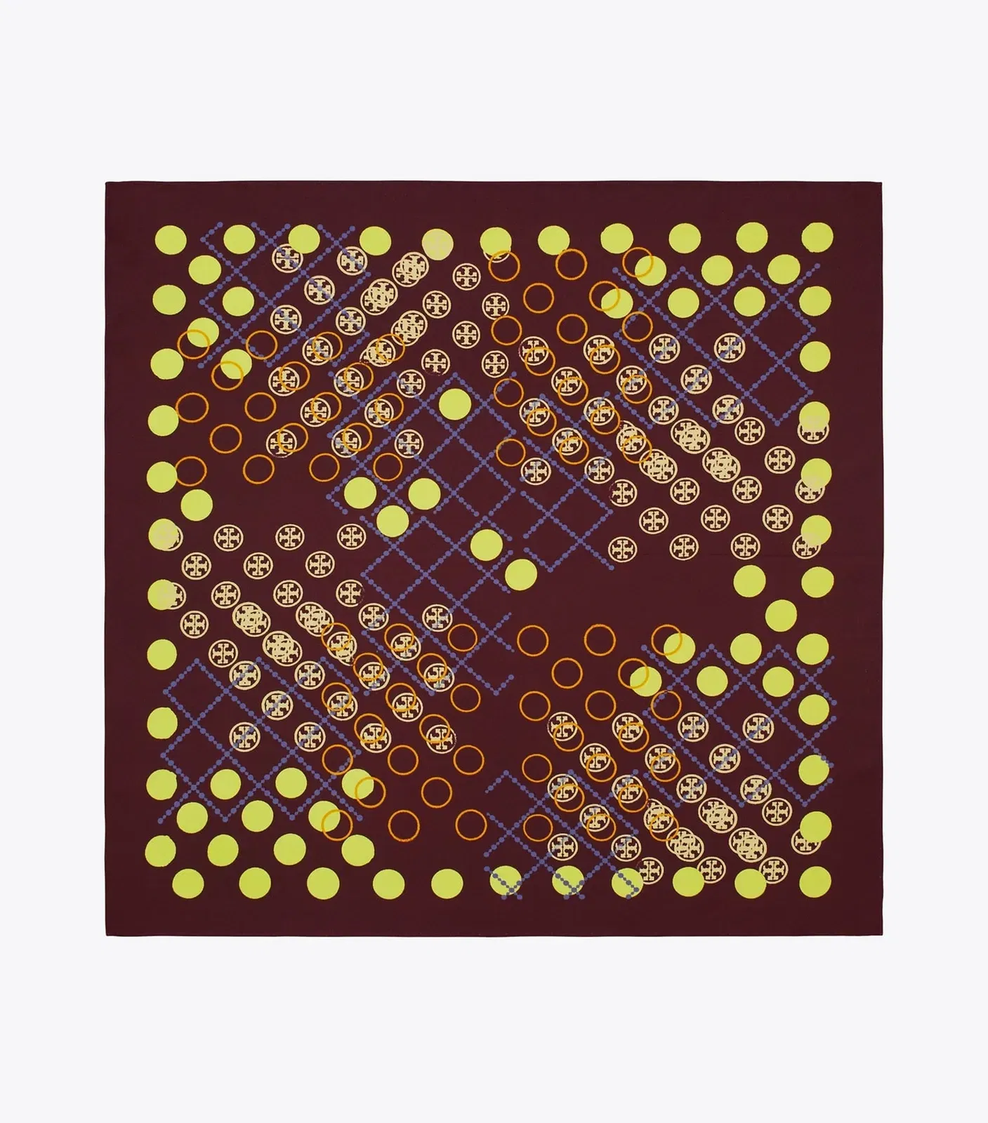 Dotted T Monogram Neckerchief