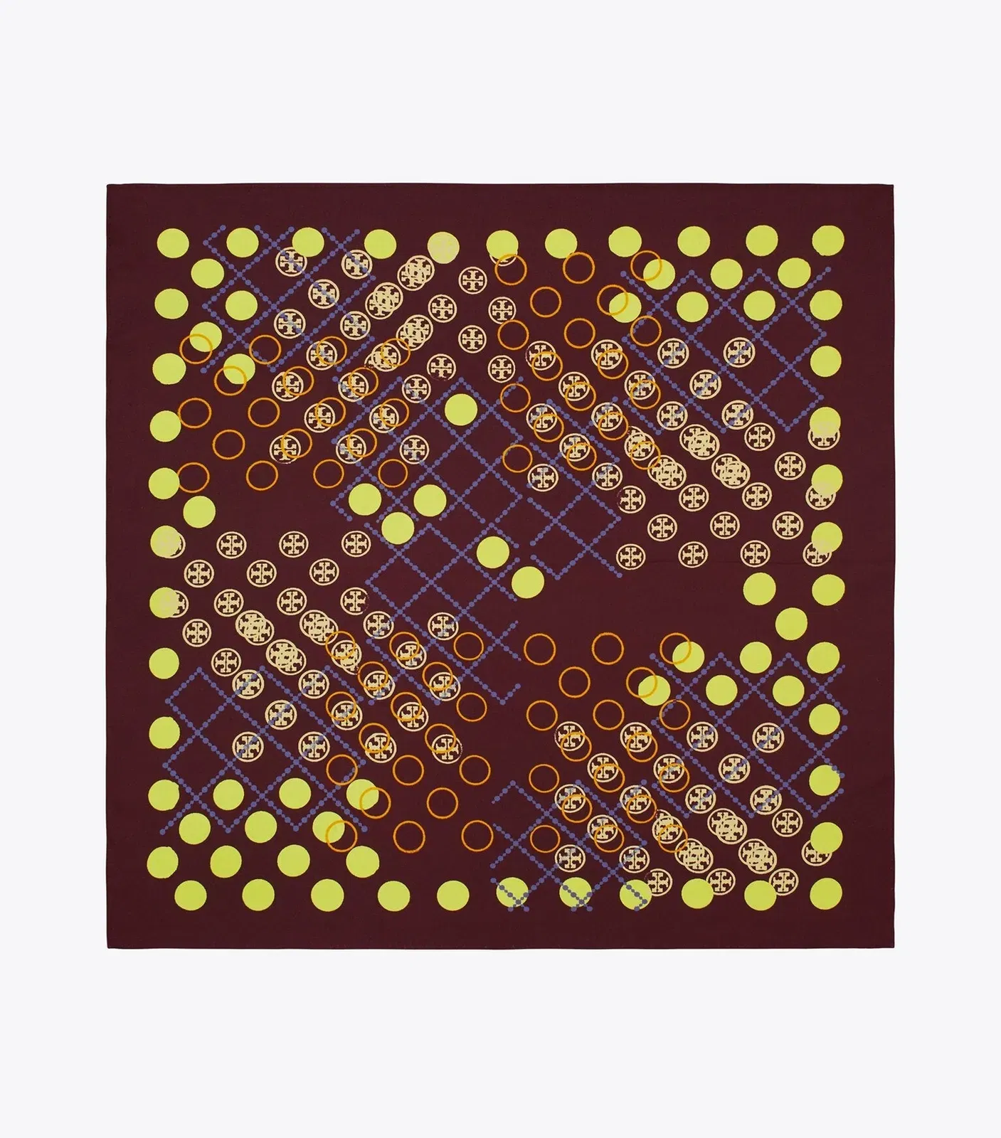 Dotted T Monogram Neckerchief