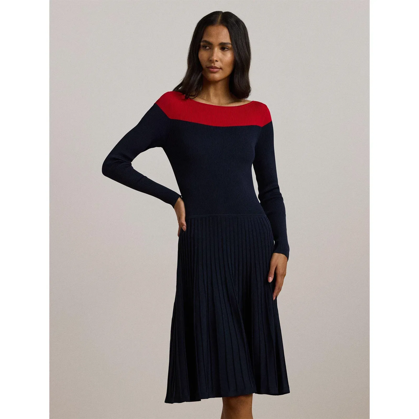 Pointelle Knit Dress