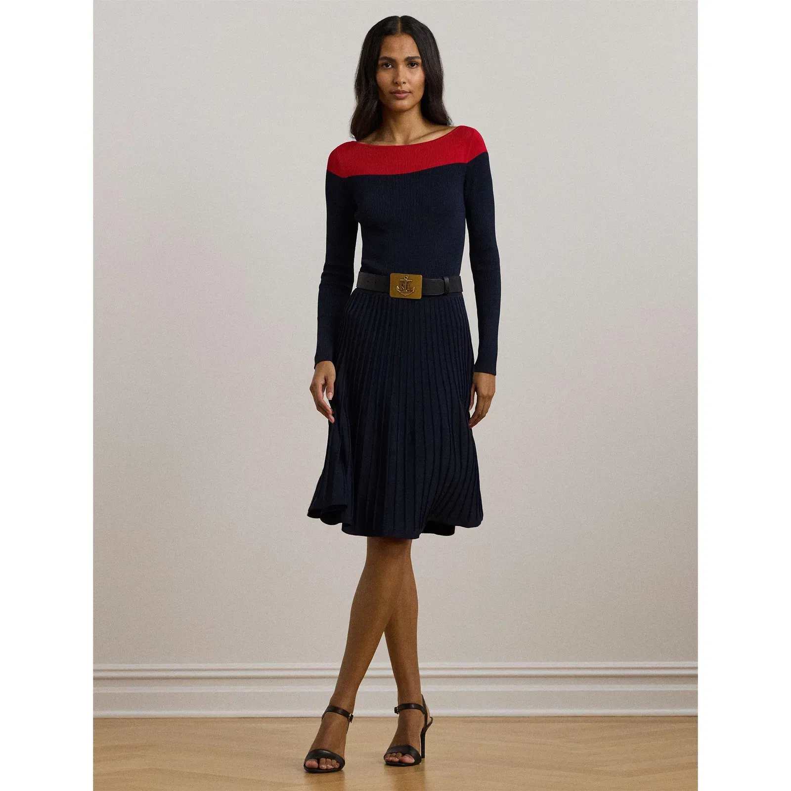 Pointelle Knit Dress