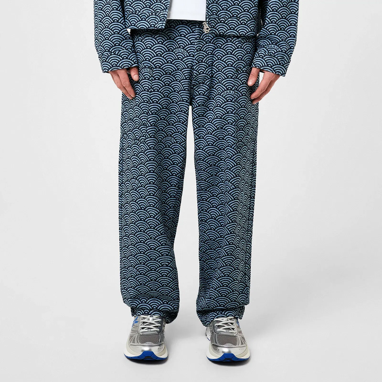 Seigaiha Straight Leg Jeans