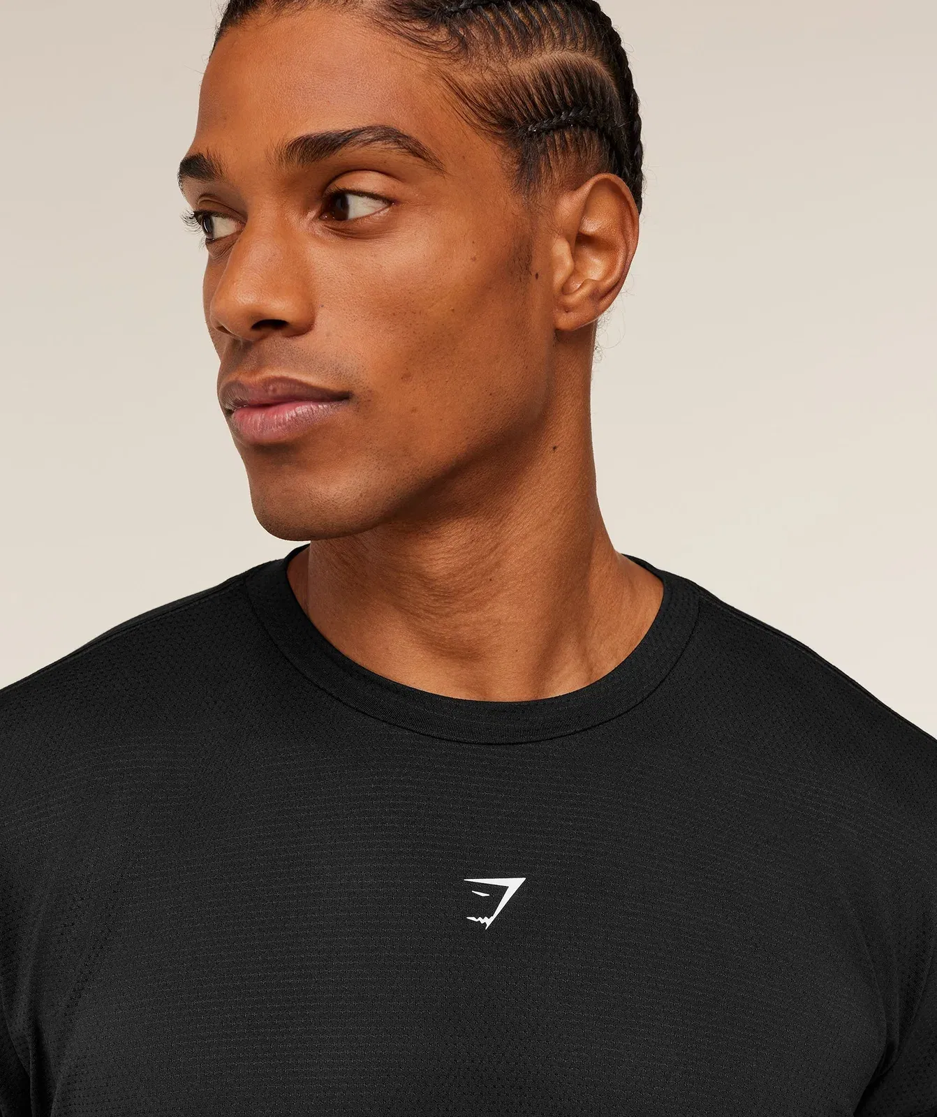 Gymshark Running Graphic T-Shirt - GS Black