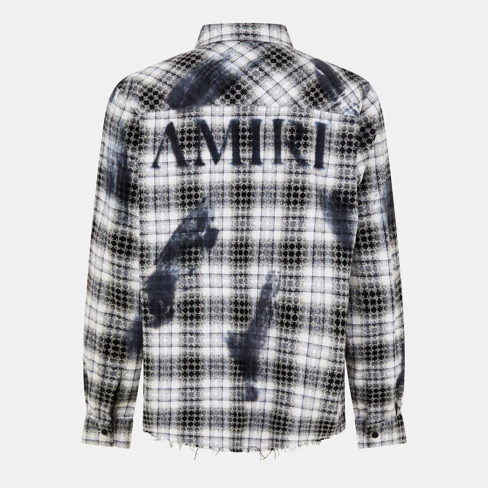 Patterned Long Sleeve Tailored Fit Shirt