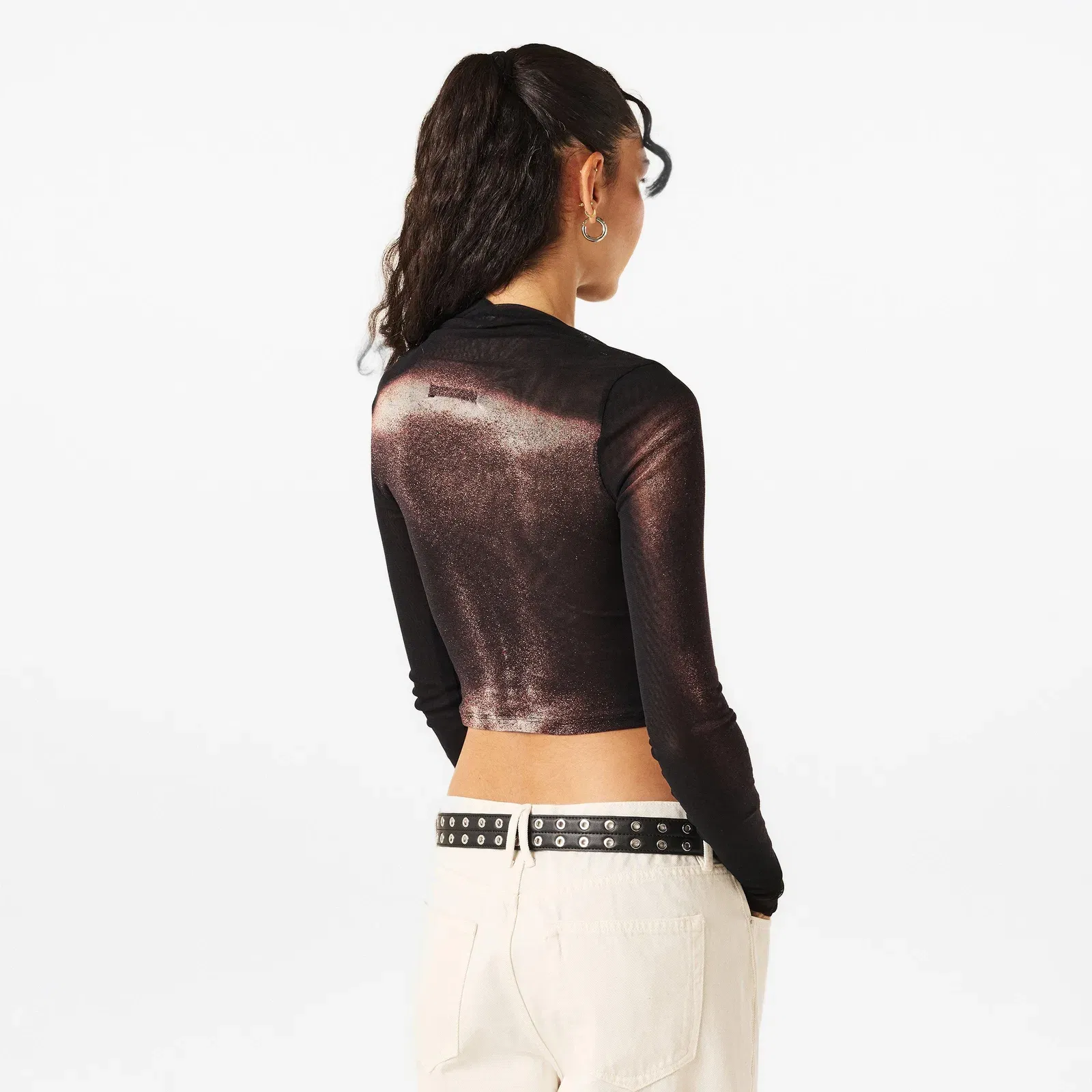Long Sleeve Cropped Crop Top