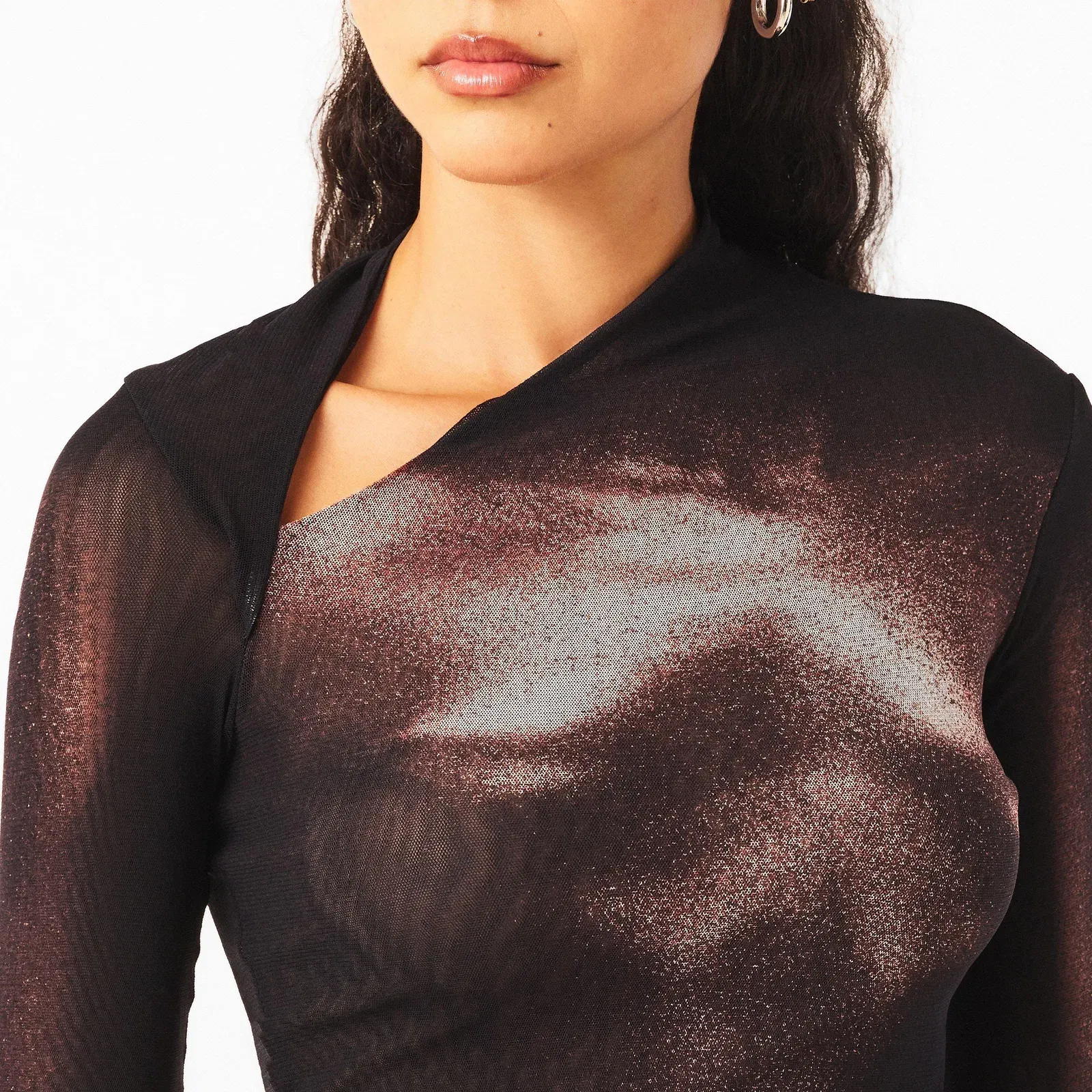 Long Sleeve Cropped Crop Top