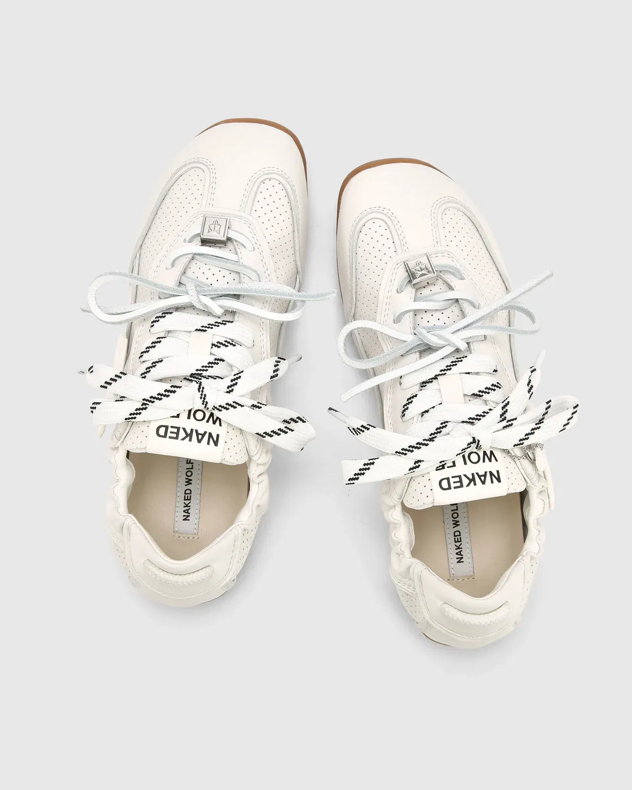 Soul White Perforated Leather
