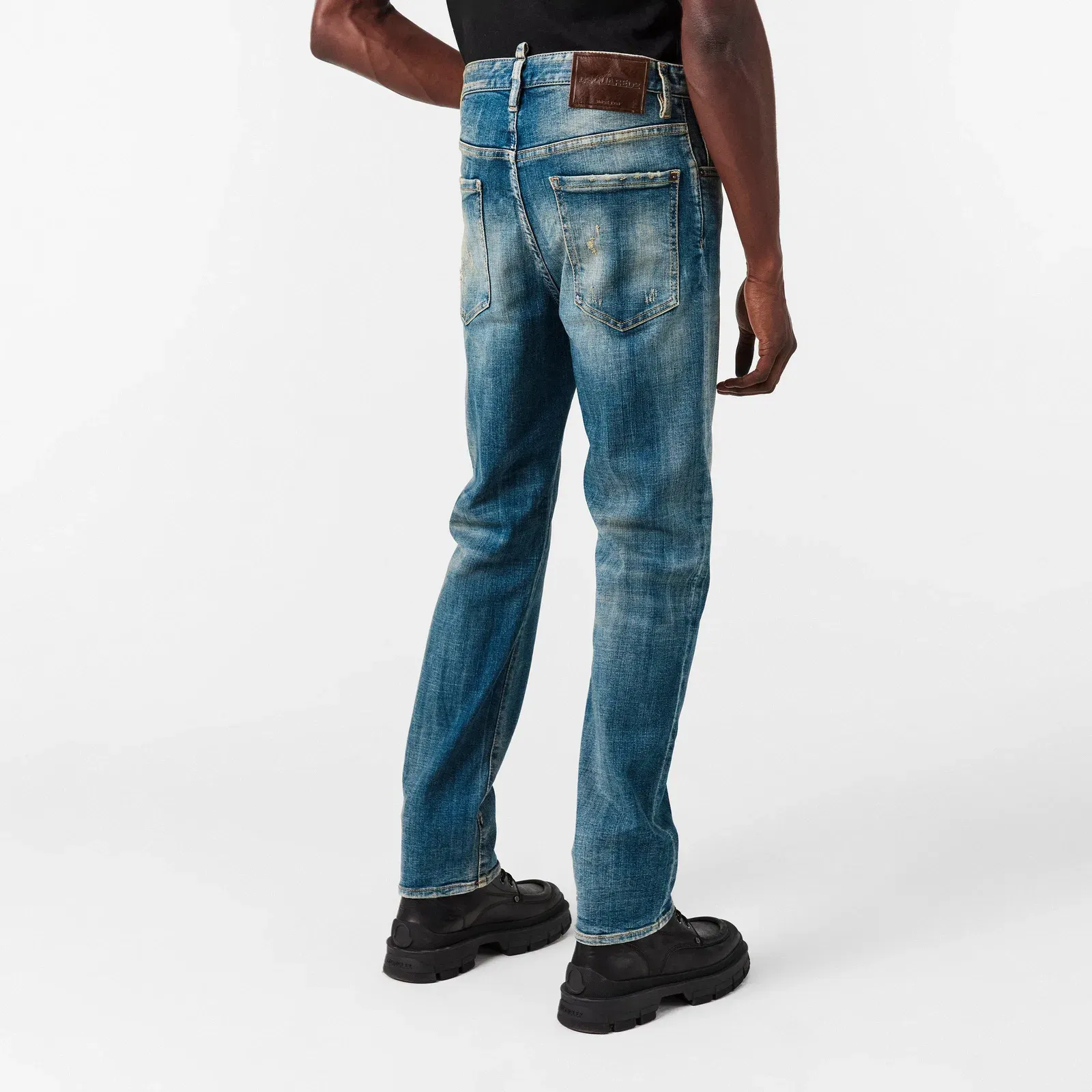 Denim Straight Leg Jeans
