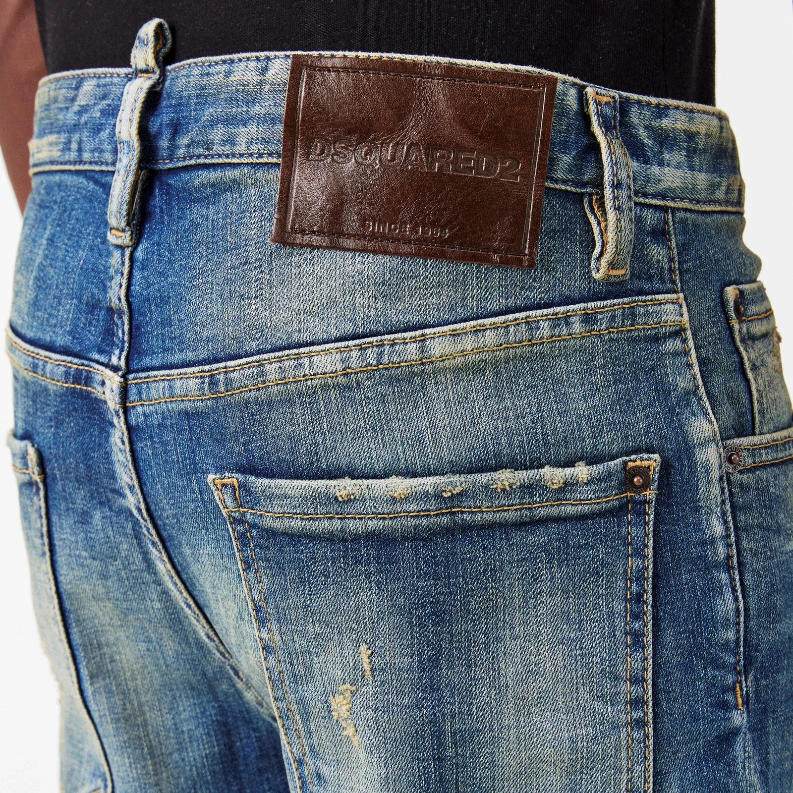 Denim Straight Leg Jeans