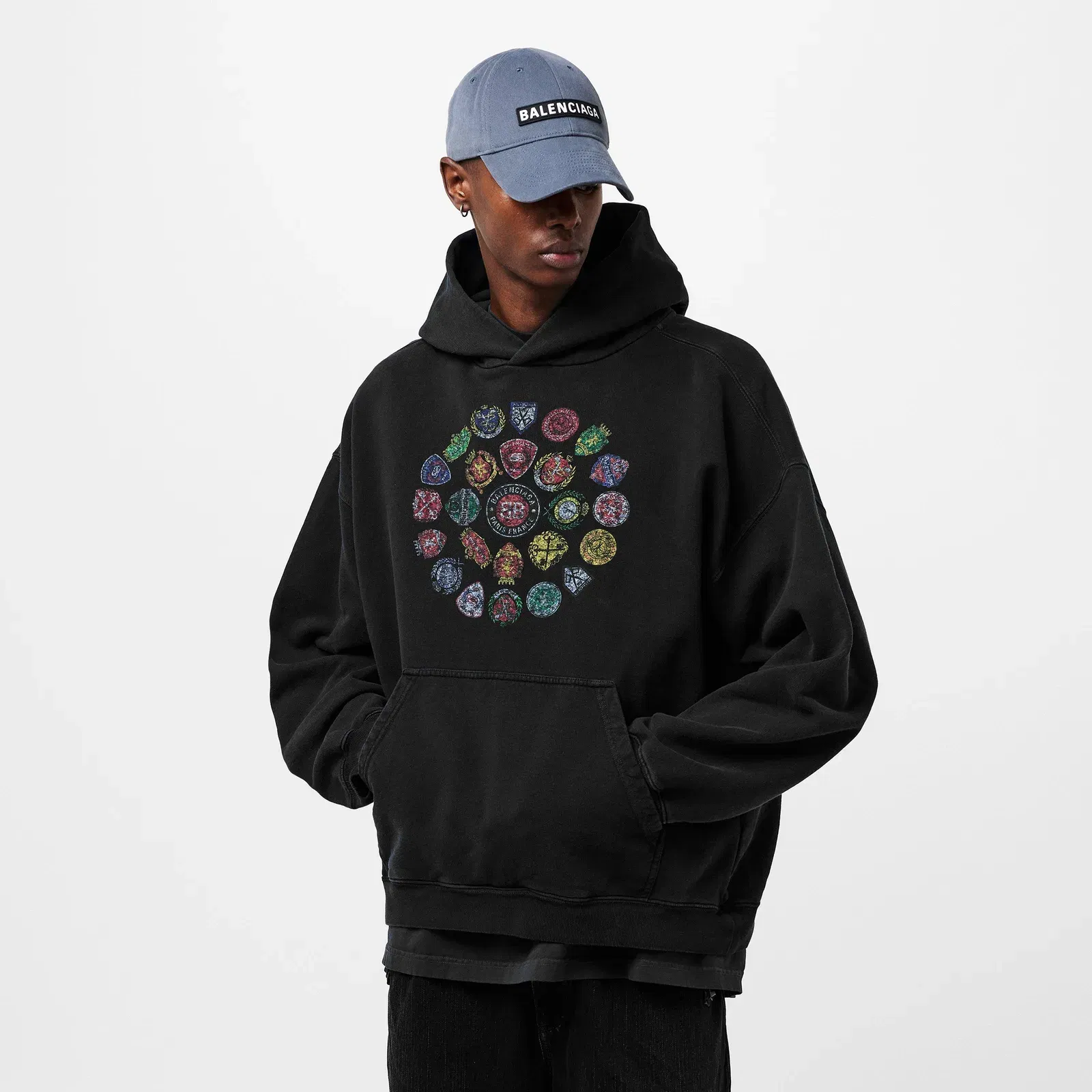 Spiral Crest Pull Over Hoodie