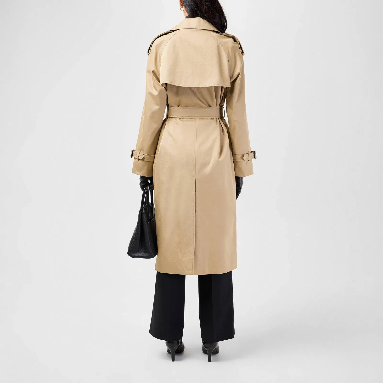 Castleford Water Resistant Cotton Mid-Length Trench Coat