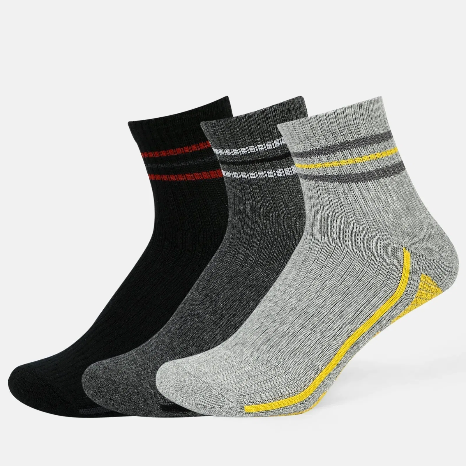 Men’s Full Cushioned High Ankle Socks for Sports