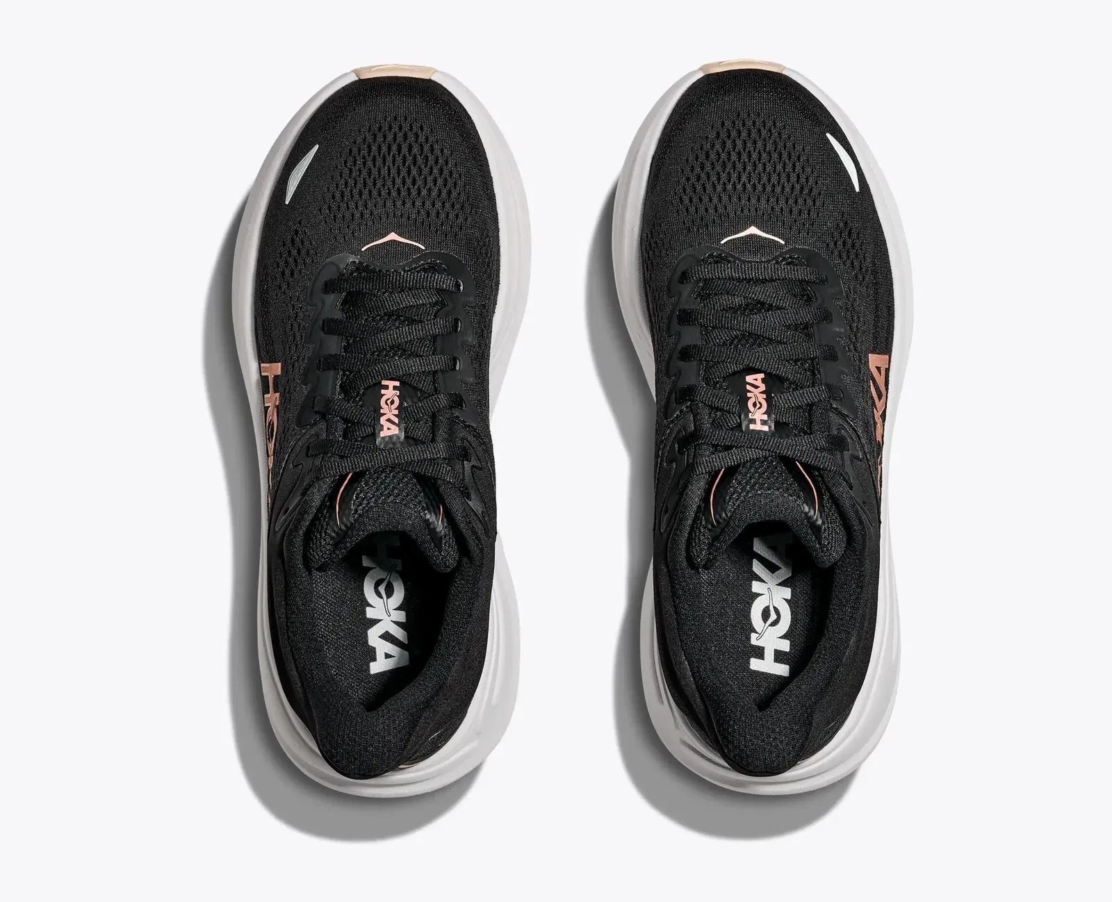 Hoka Women'S Bondi 9 Black Rose Gold