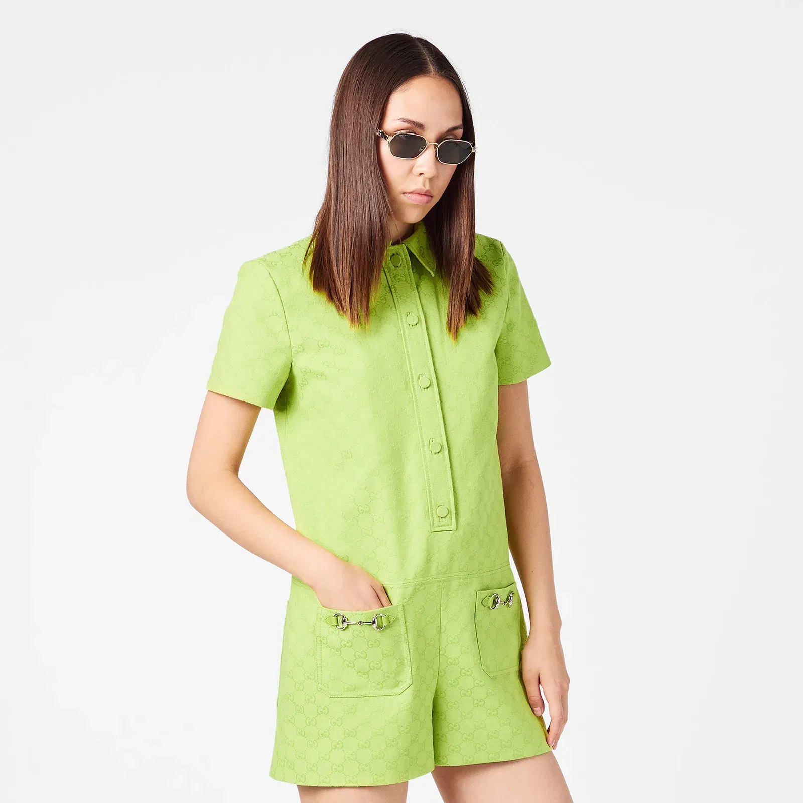 GG Canvas Jumpsuit