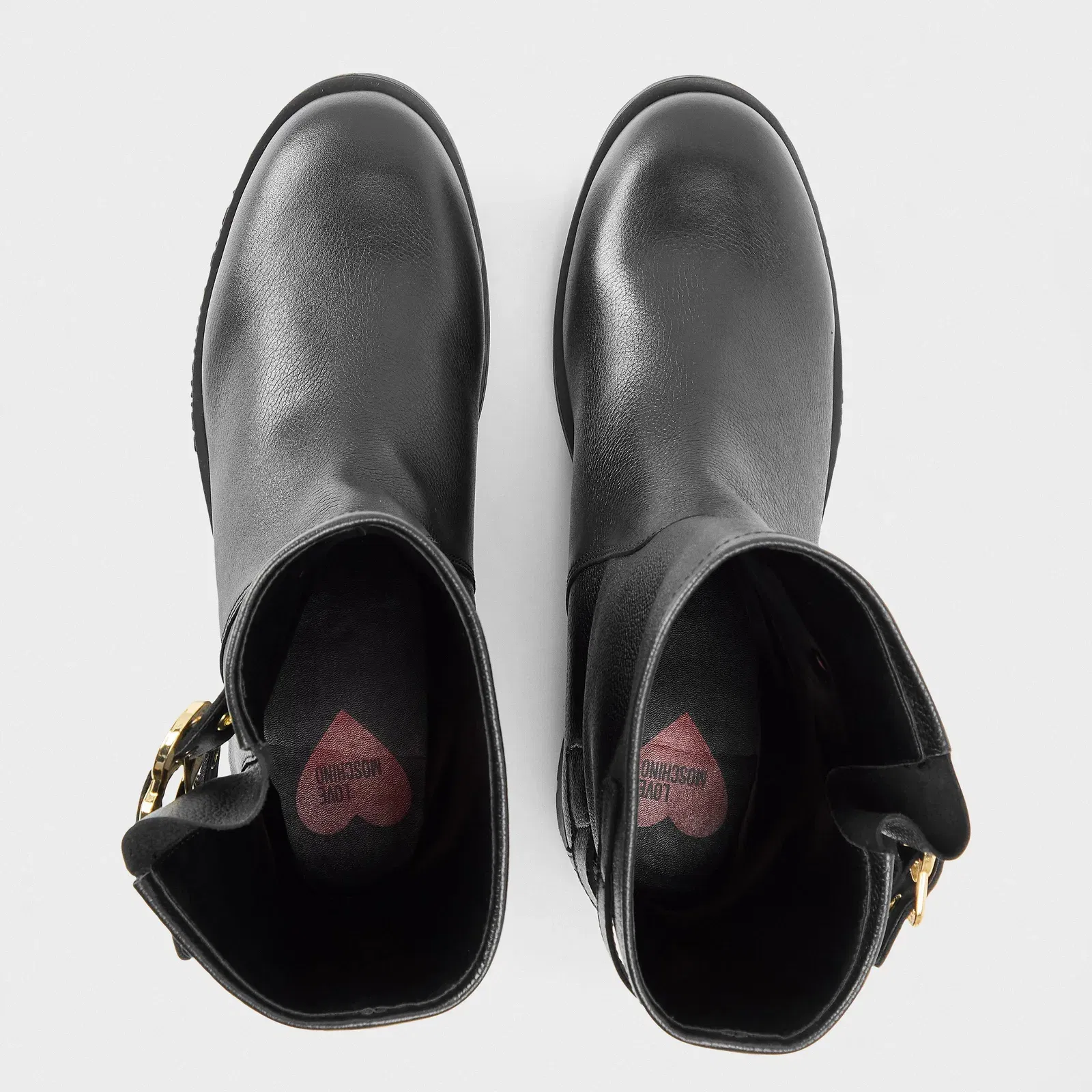 Side Zip Biker Boots