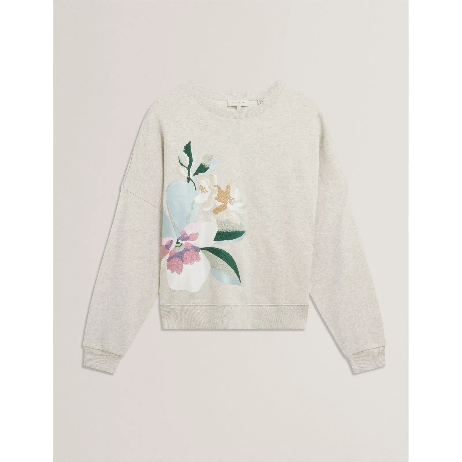Embroidered Crew Sweatshirt