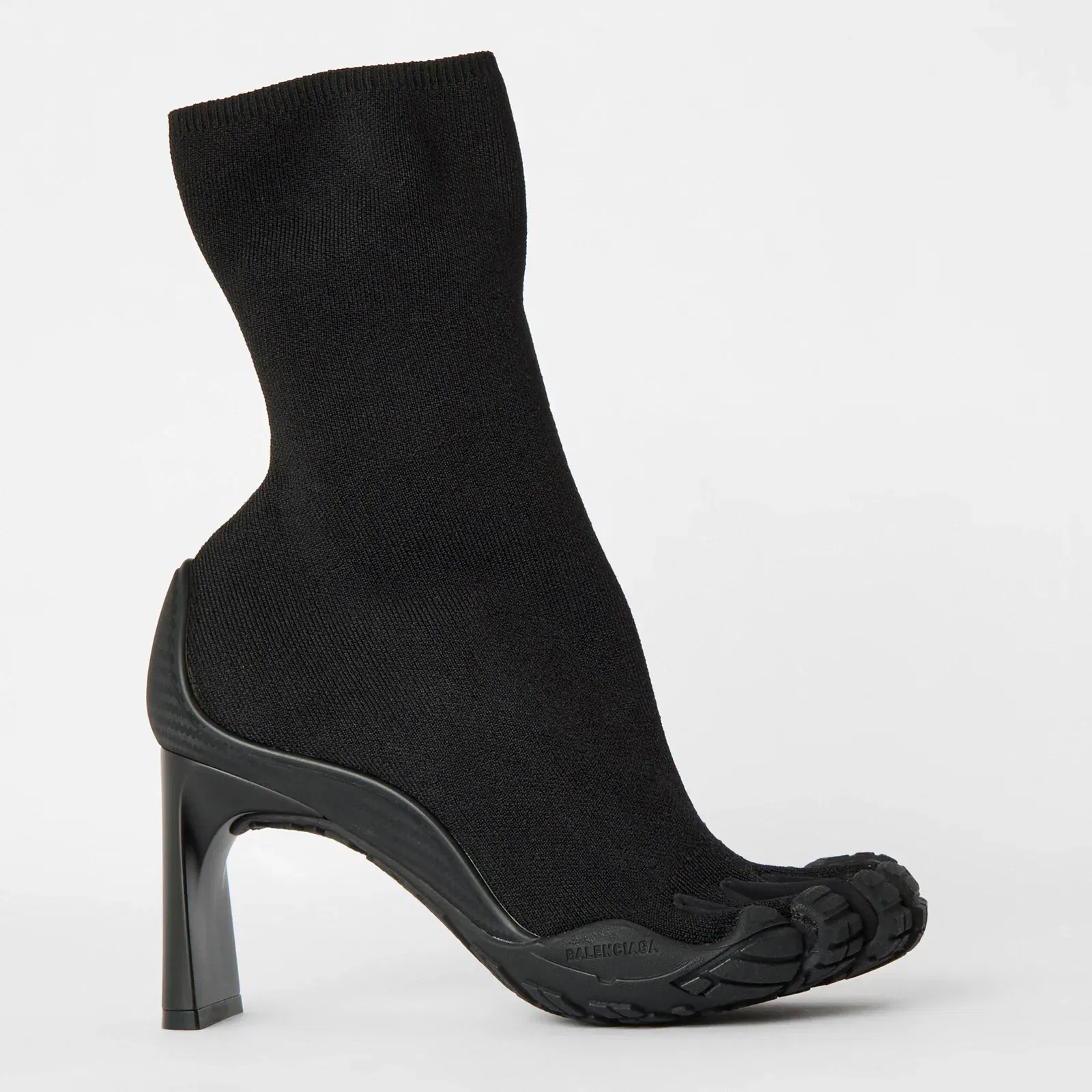 Structured Designer Ankle Heeled Boots