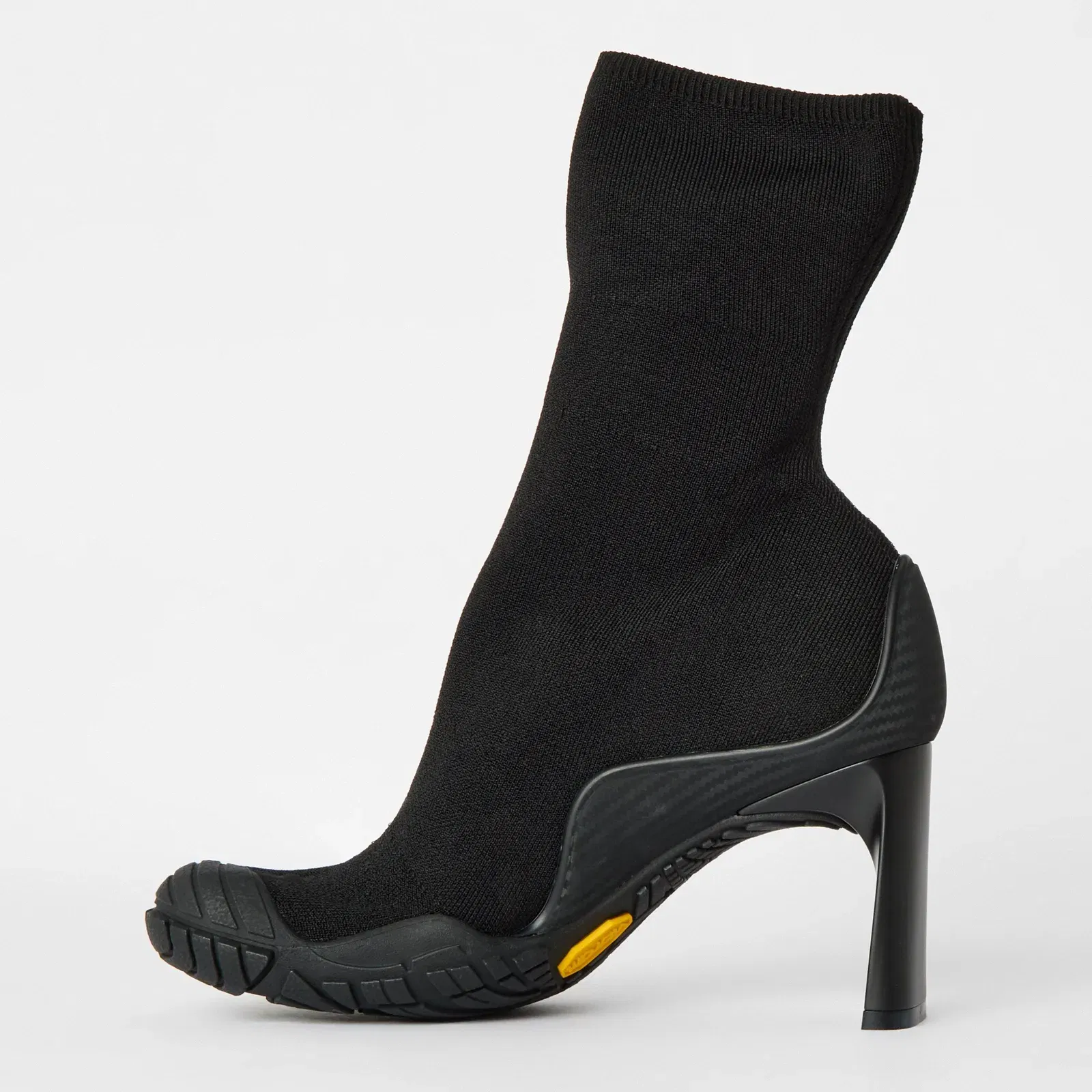 Structured Designer Ankle Heeled Boots