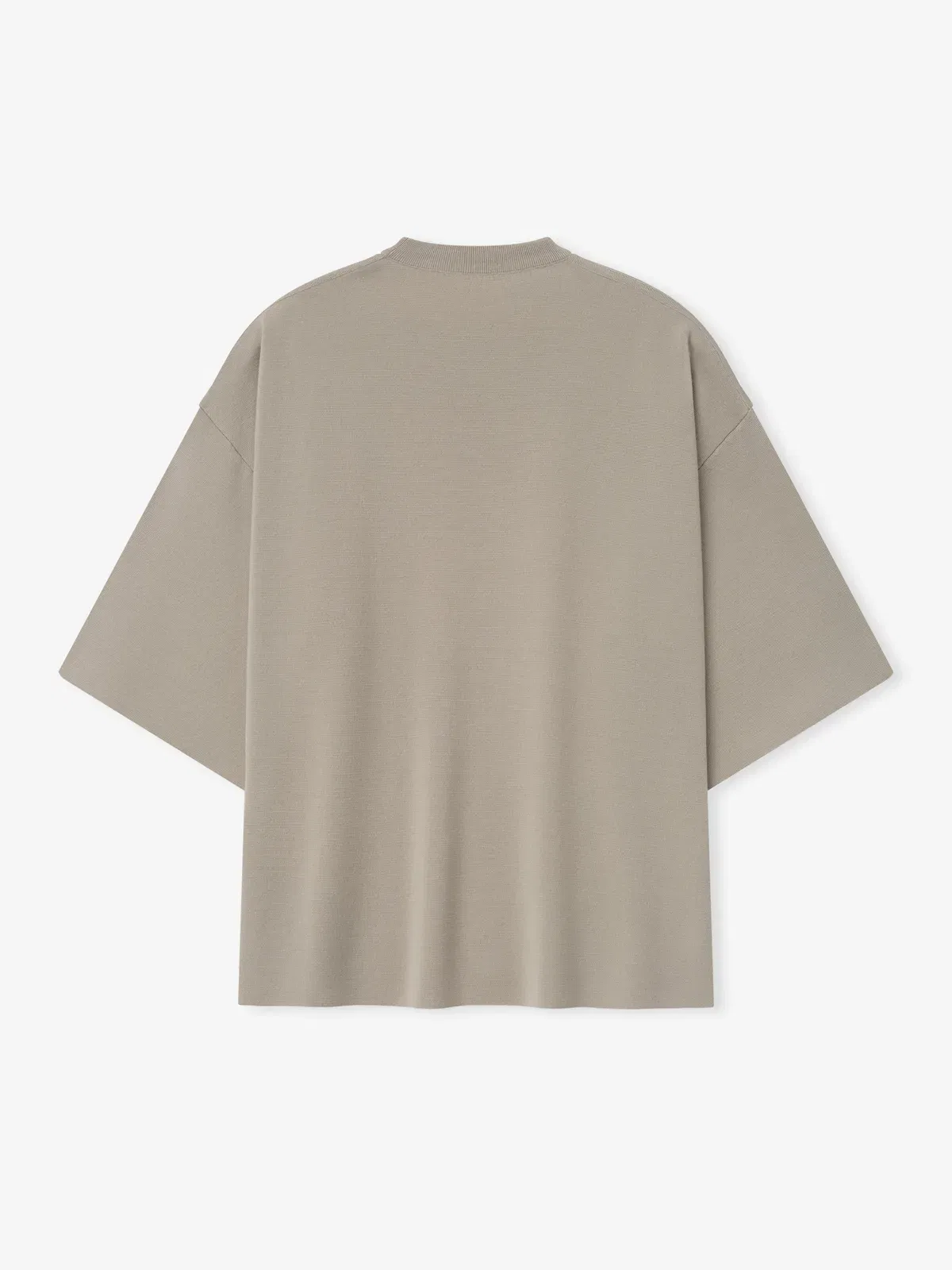 Essentials Merino Milano Knit T-Shirt Dusty Beige
