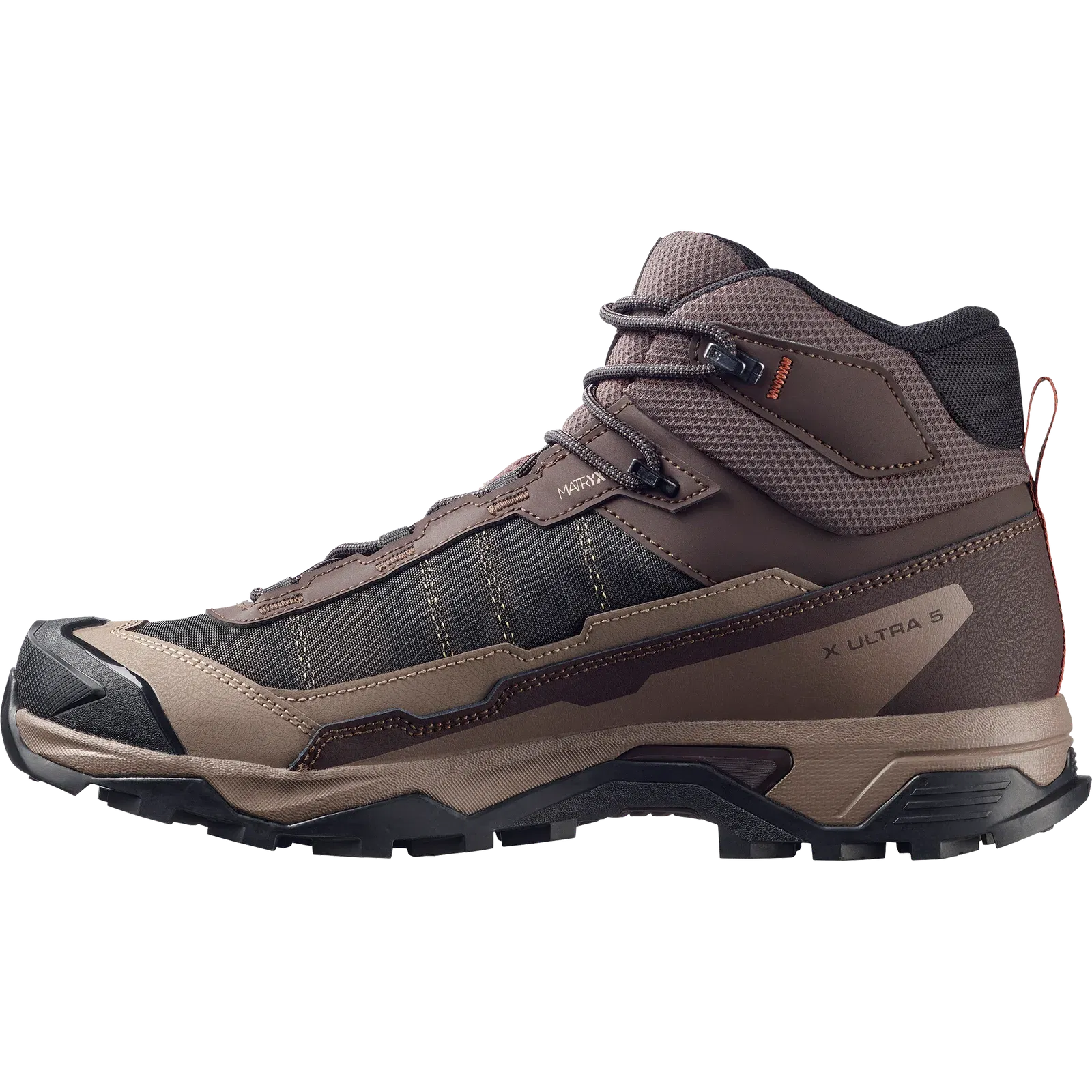 Salomon X Ultra 5 Mid Gore-Tex Hiking & Backpacking Shoes Black Coffee