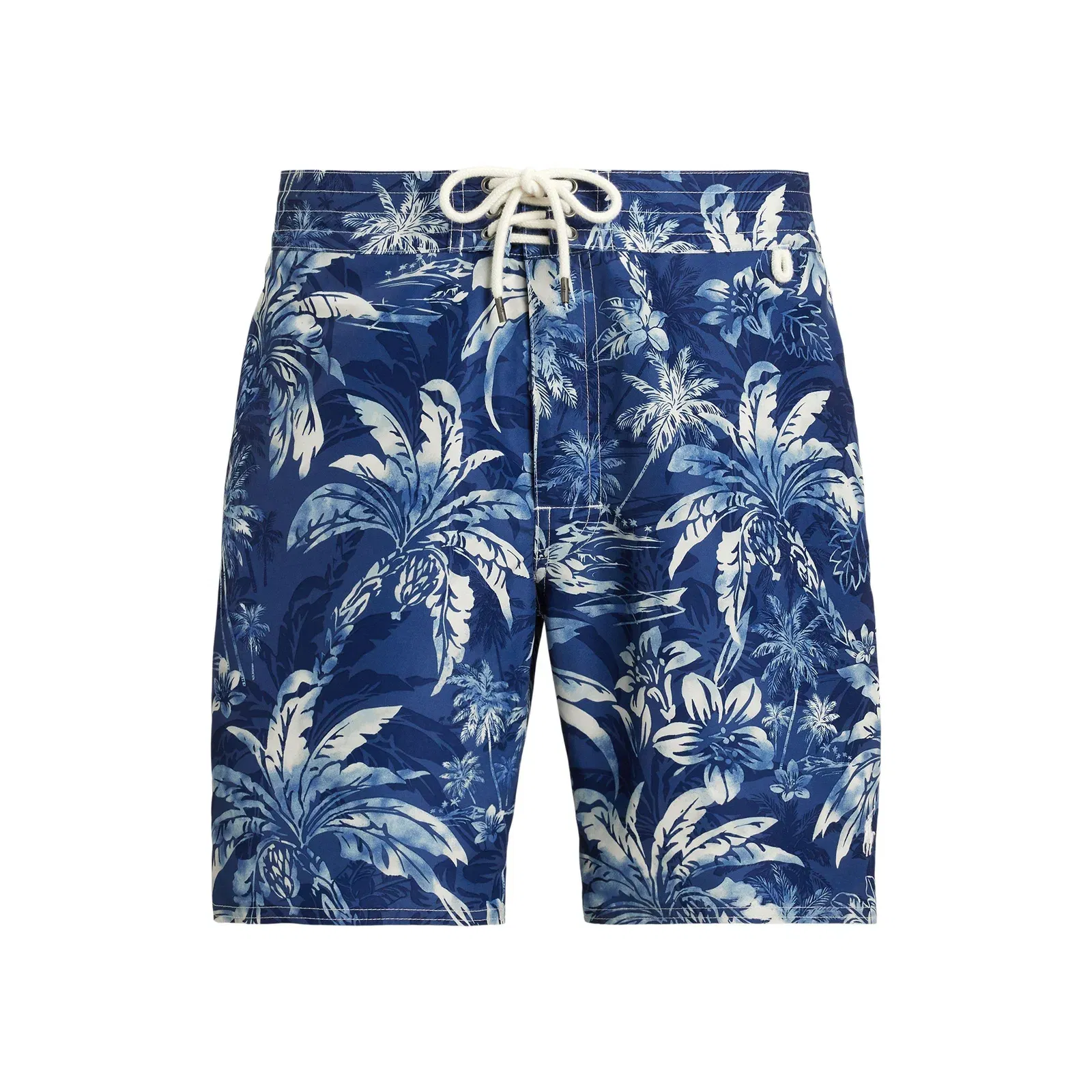 Palm Print Quick Dry Relaxed Fit Swim Shorts