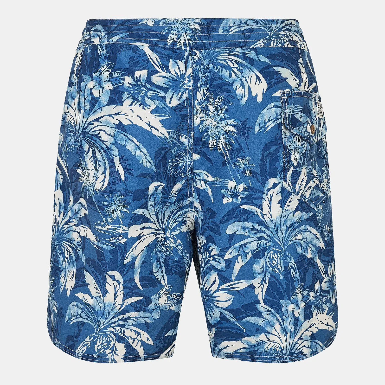 Palm Print Quick Dry Relaxed Fit Swim Shorts