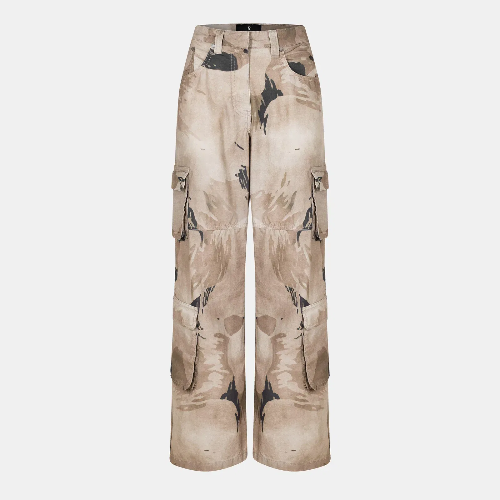 Camo Relaxed Fit Cargo Trousers