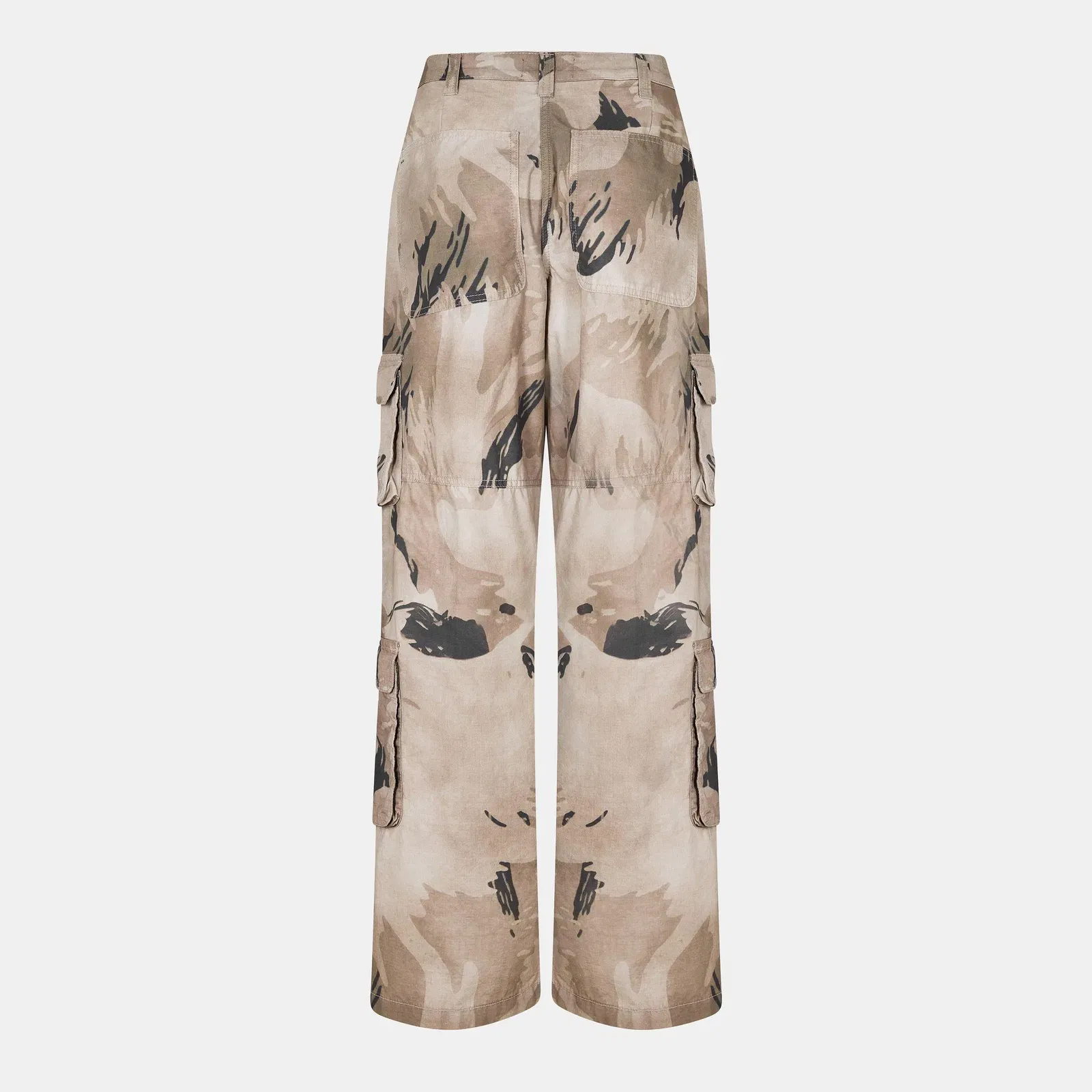 Camo Relaxed Fit Cargo Trousers