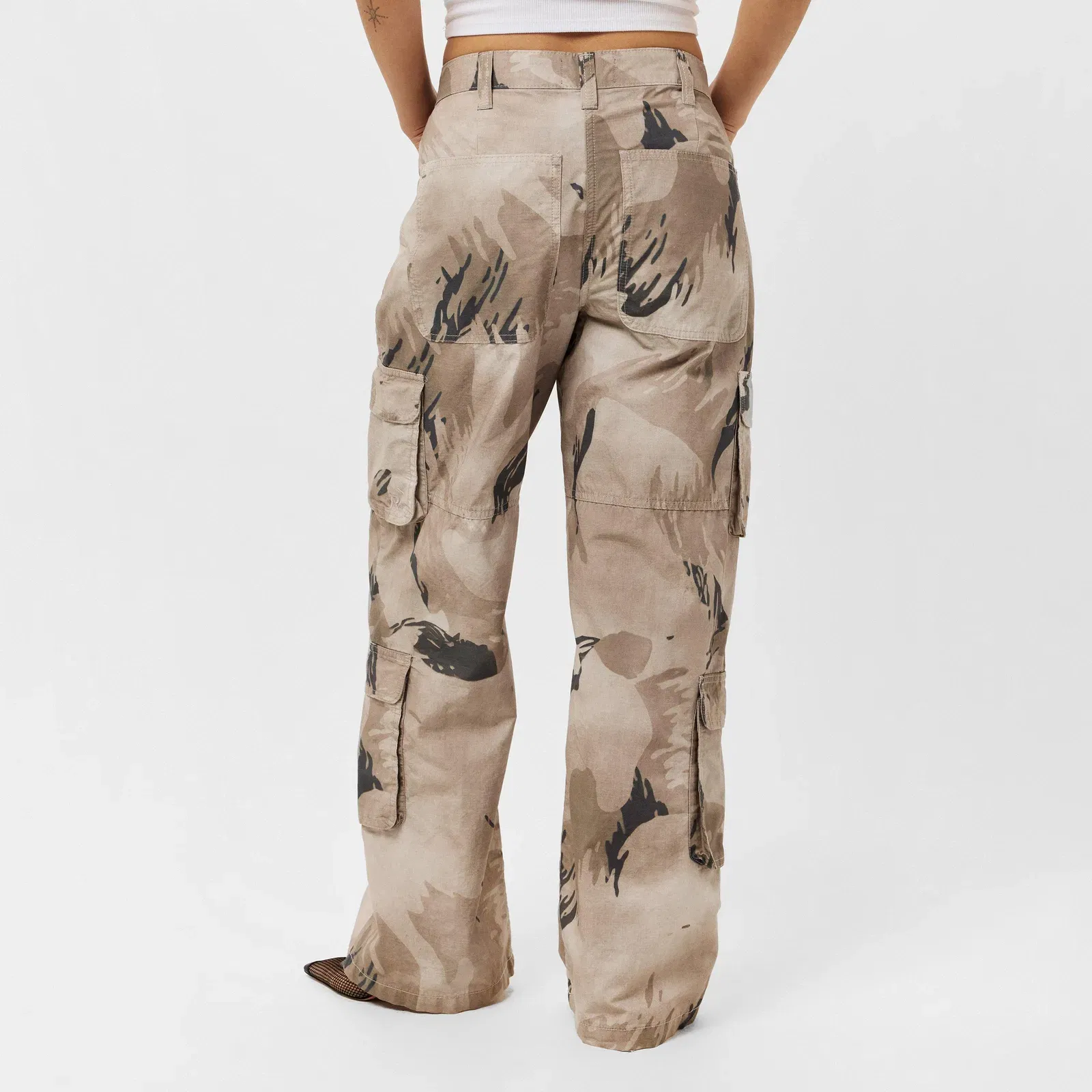 Camo Relaxed Fit Cargo Trousers