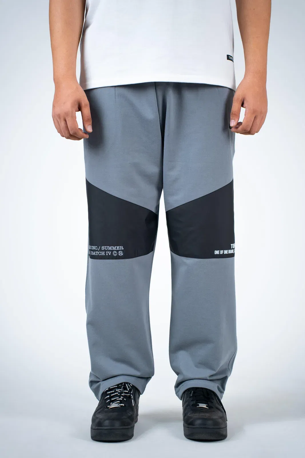 Charcoal Knee Blast Jogger