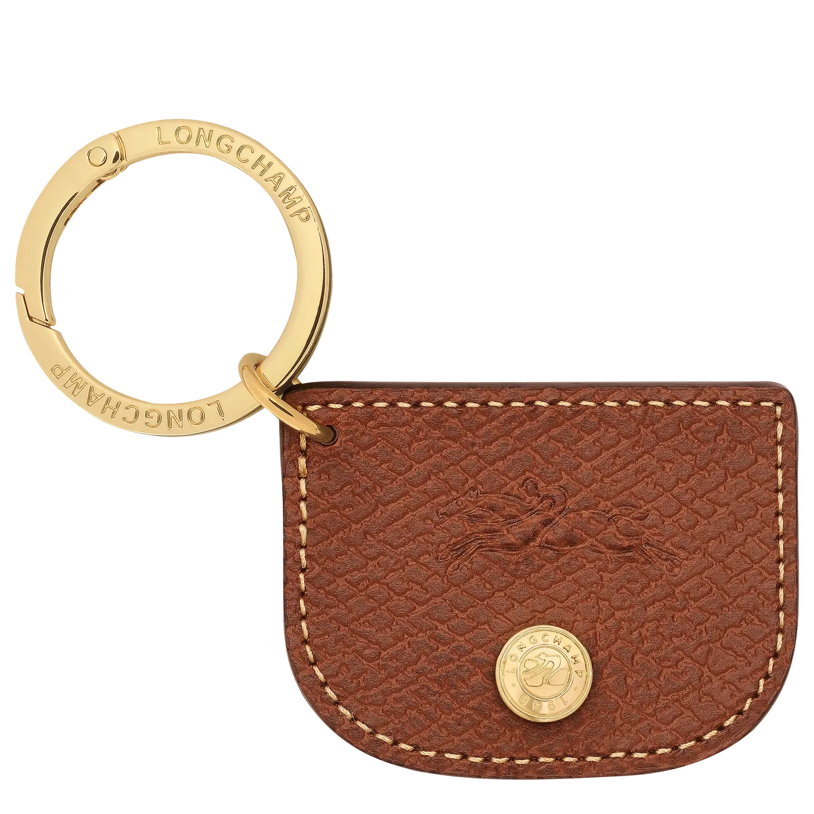 Longchamp Épure Key ring Brown