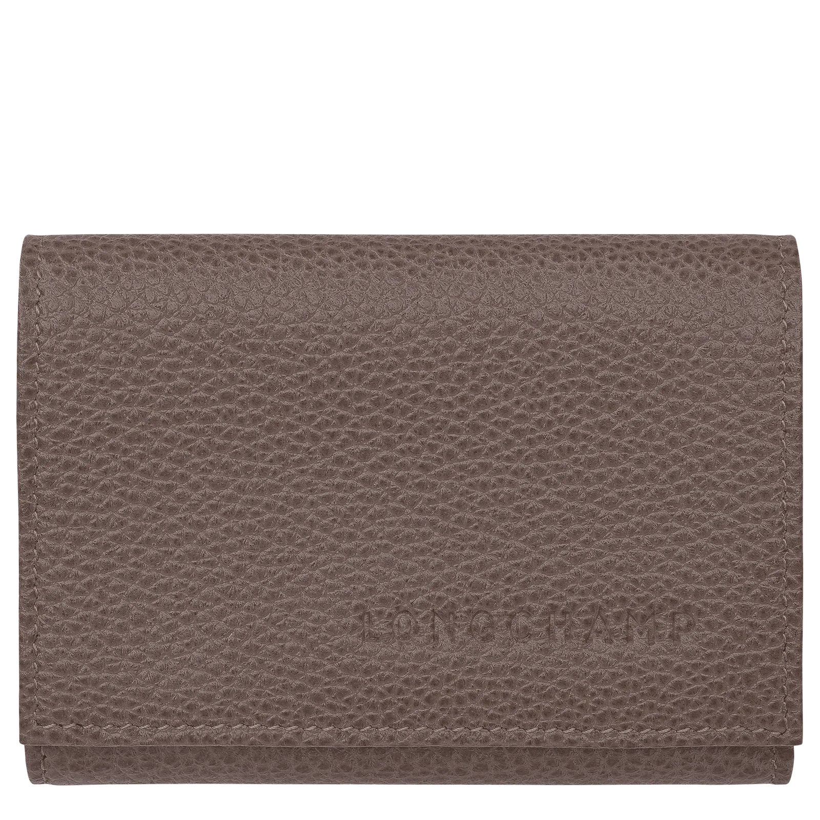 Longchamp Le Foulonné Compact wallet Taupe