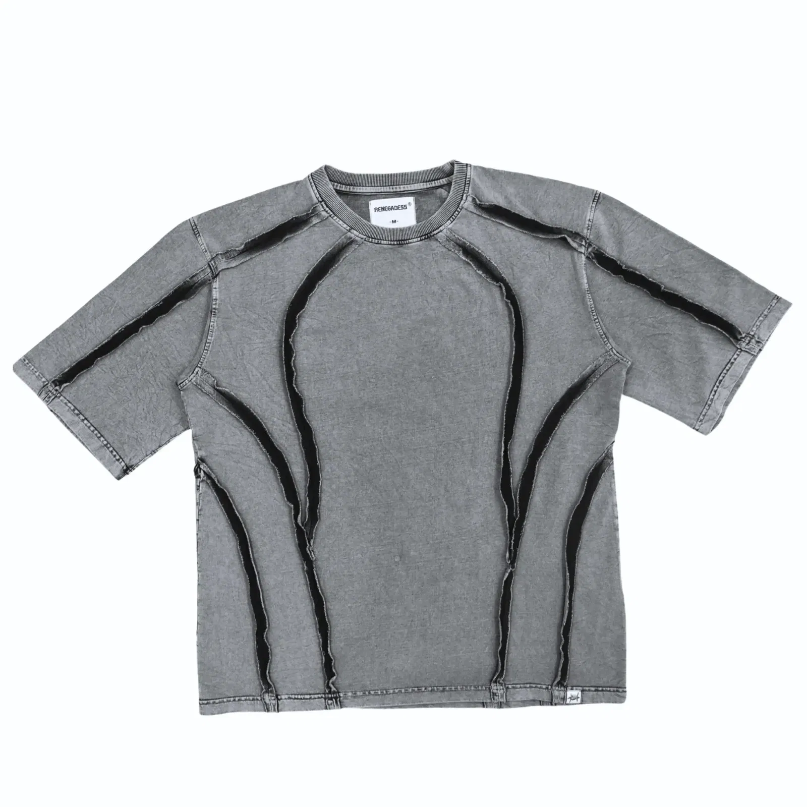 Scarstitch T-Shirt - Stone Grey