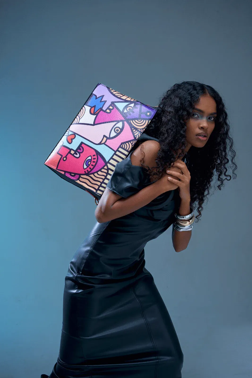 Fetti Faces Pink Tote Bag