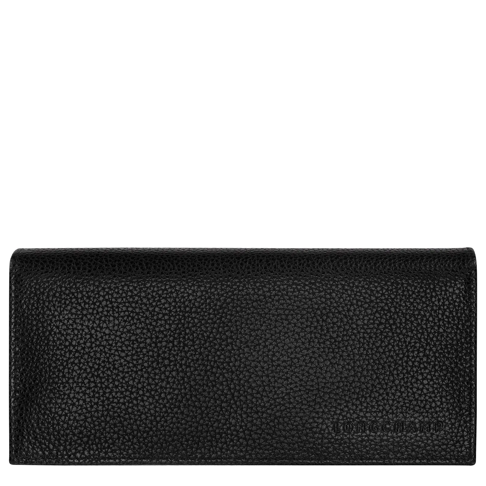 Longchamp Le Foulonné Long continental wallet Black