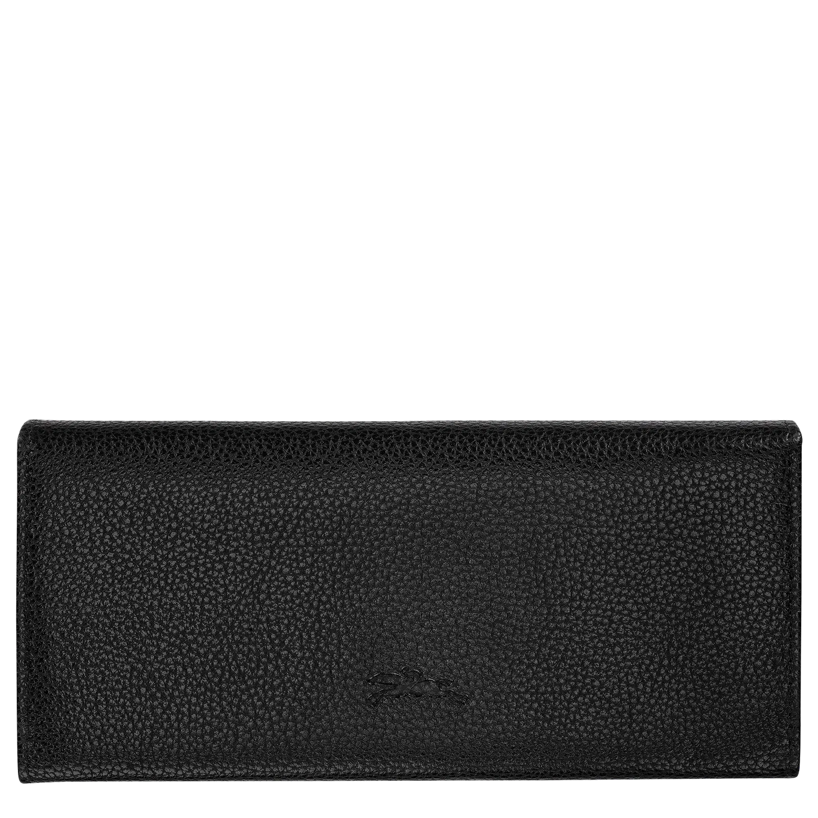 Longchamp Le Foulonné Long continental wallet Black