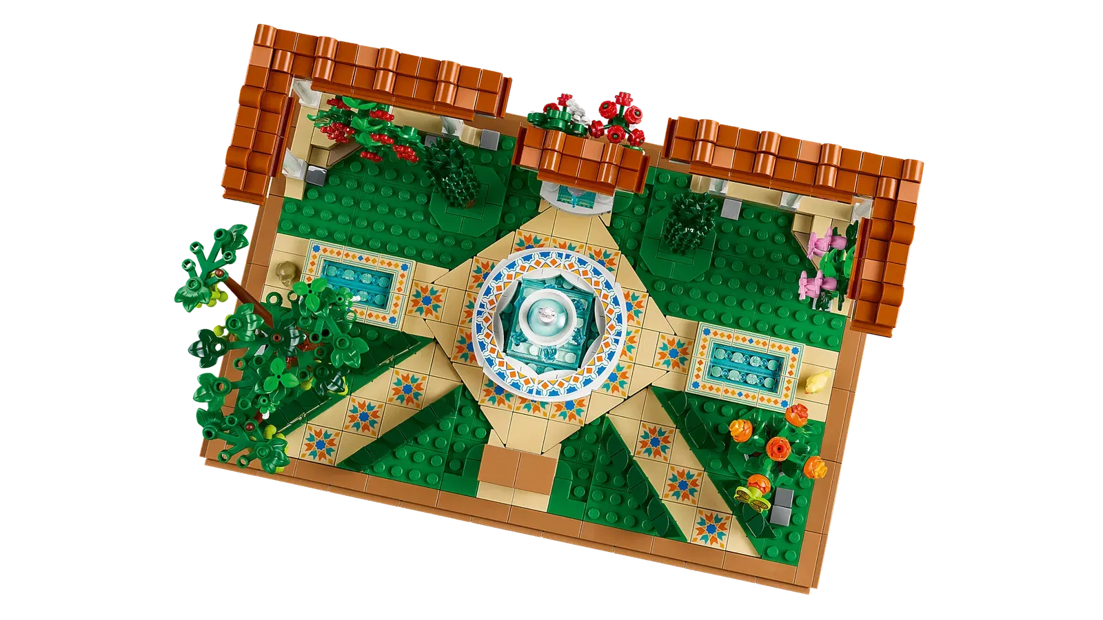 Lego Fountain Garden
