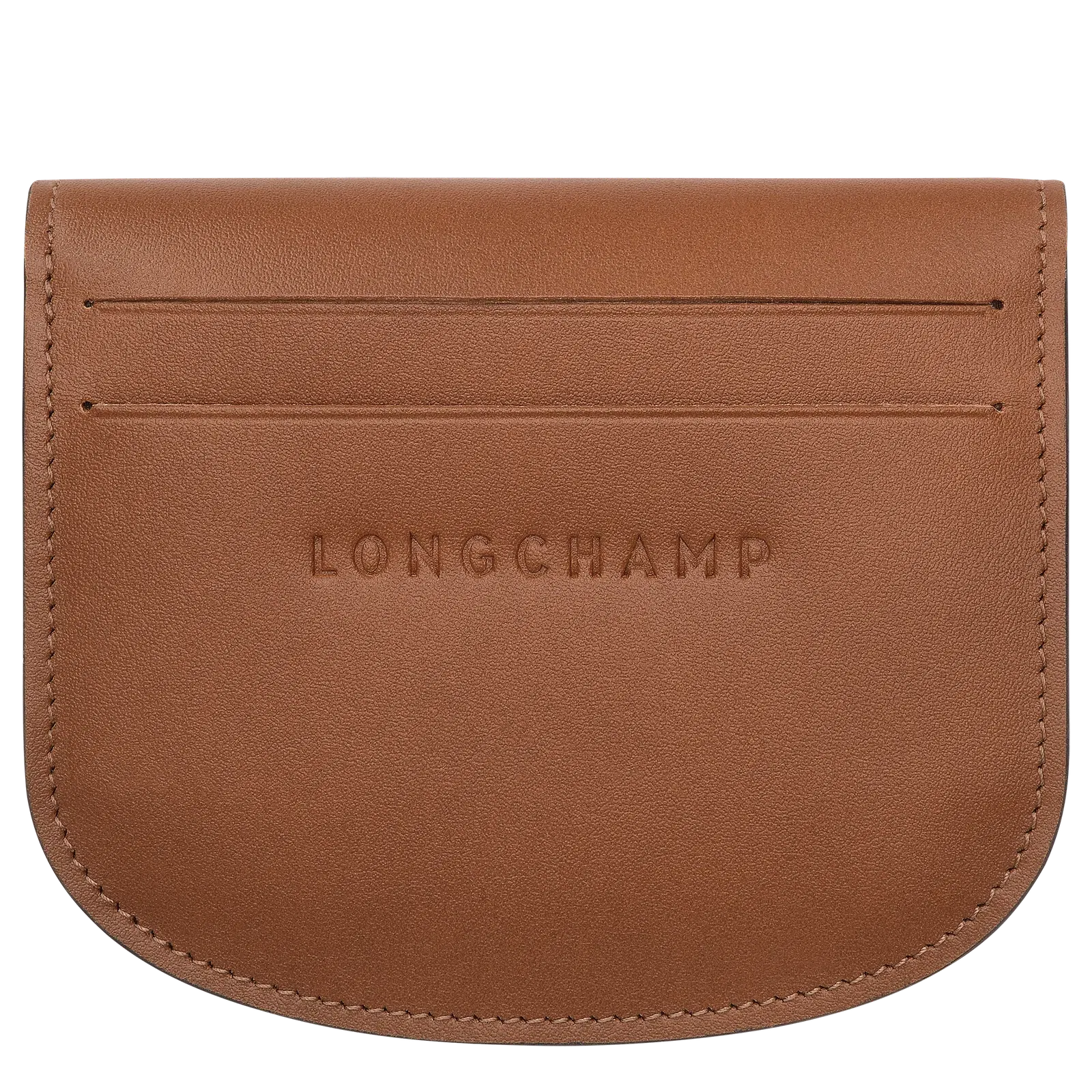 Longchamp Épure Card holder Cognac