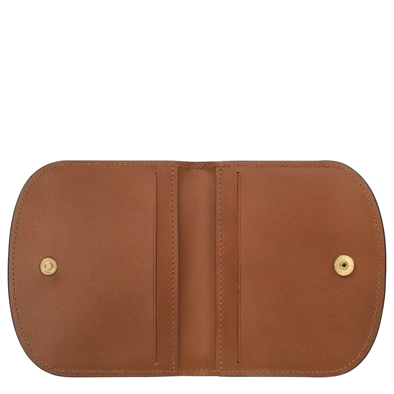Longchamp Épure Card holder Cognac