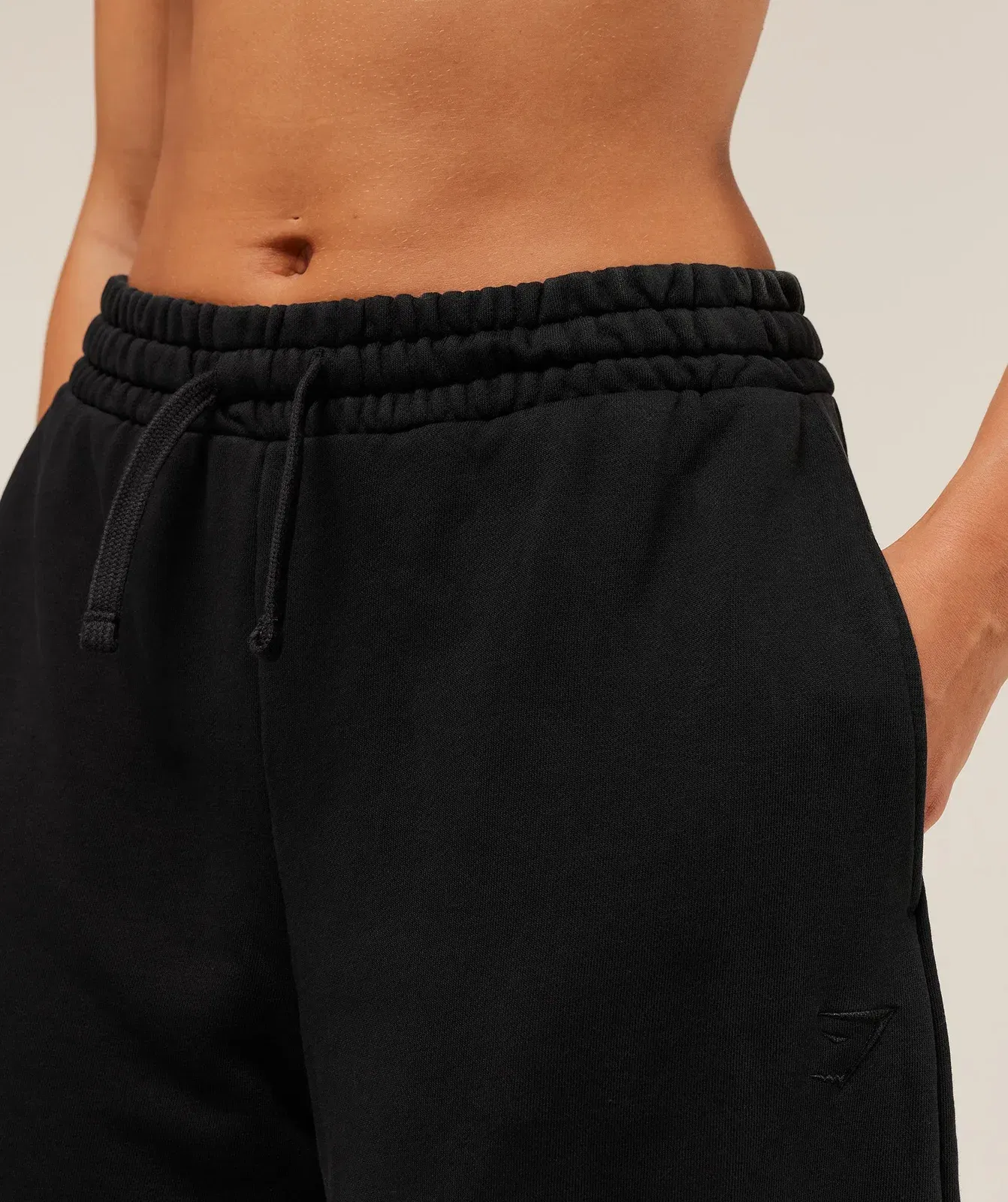 Gymshark Power Washed Joggers - Black/Acid Wash