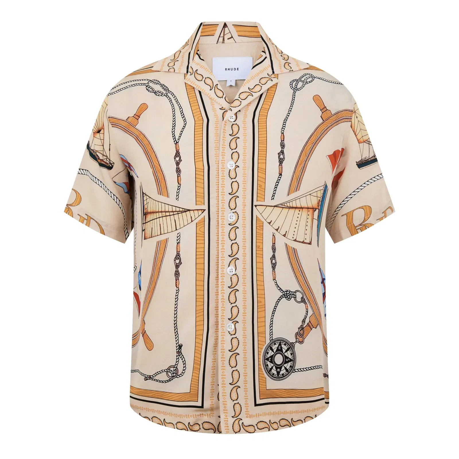 Nautical Silk Shirt