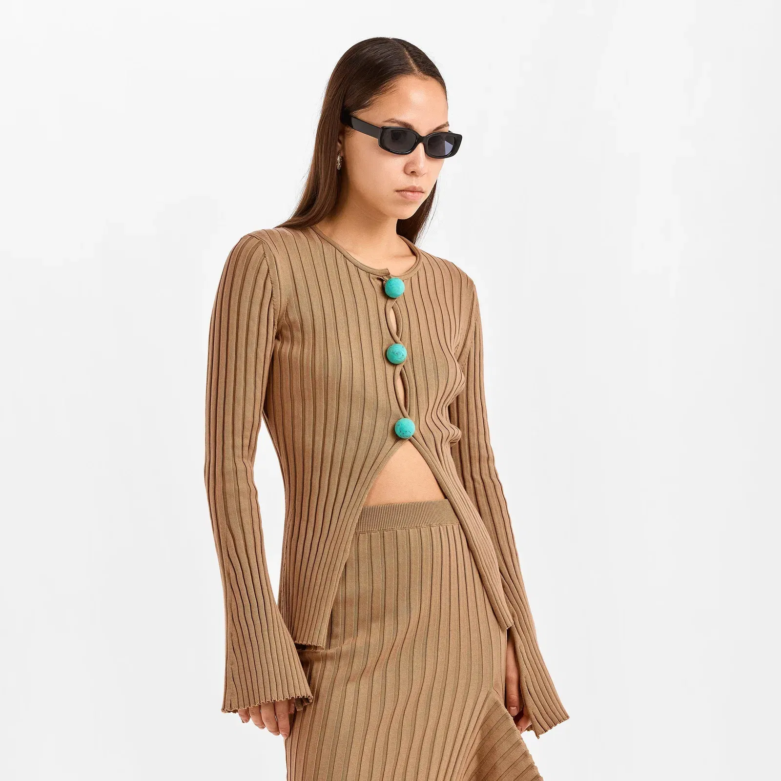Ribbed Cardigan