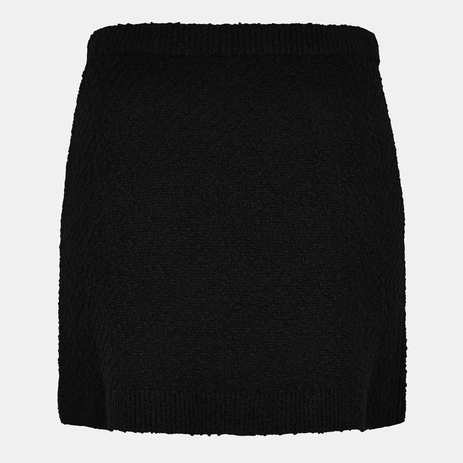 Wool Knit Mini Skirt