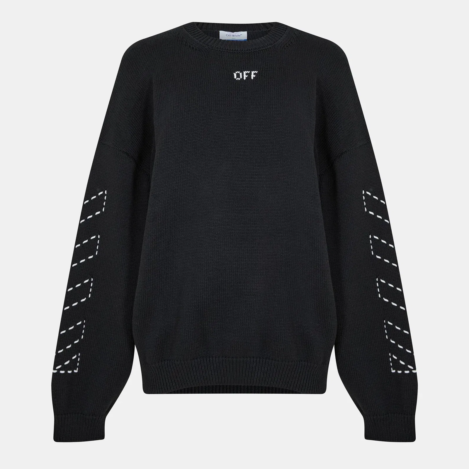 Arrows Cotton Long Sleeve Crew Neck Sweatshirt