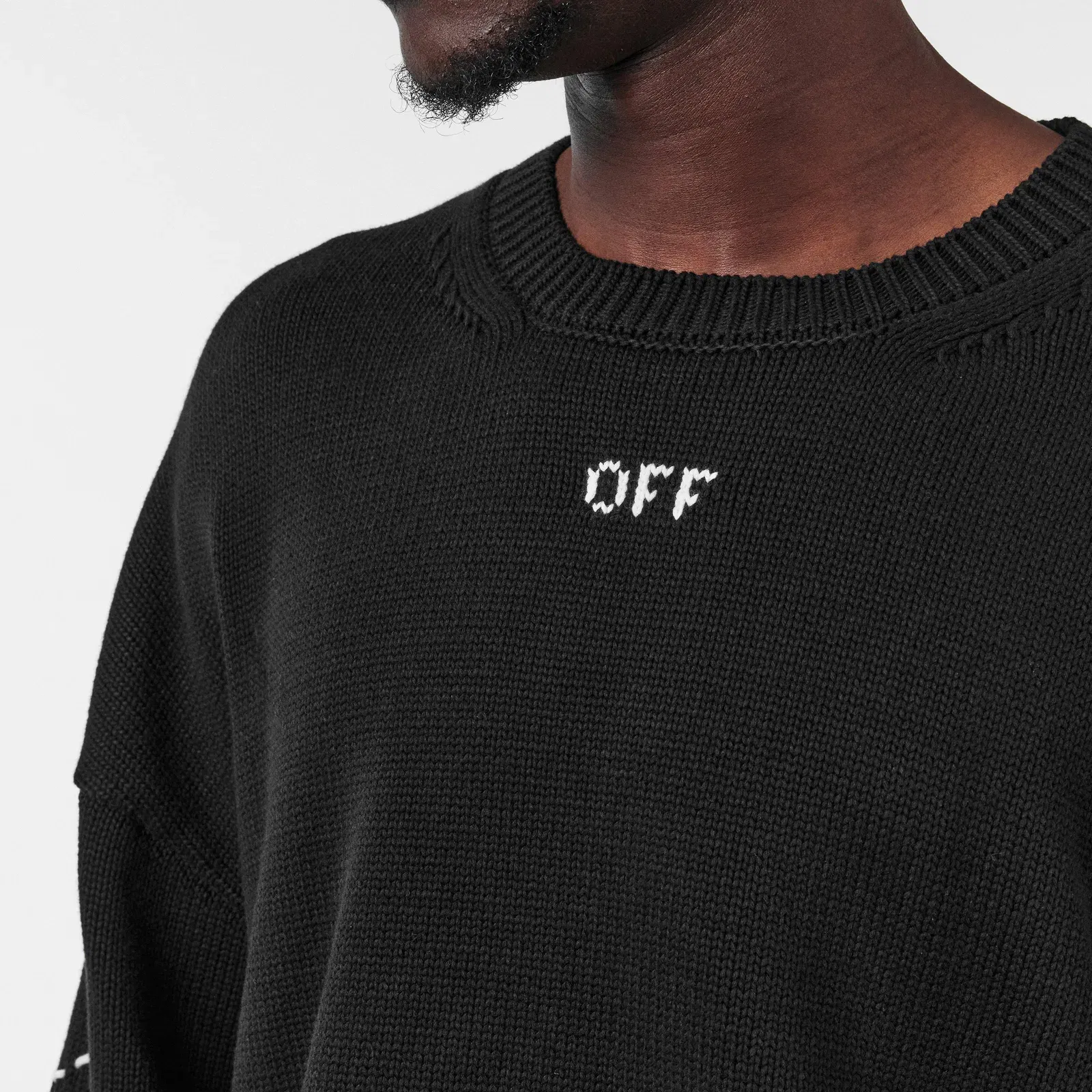 Arrows Cotton Long Sleeve Crew Neck Sweatshirt
