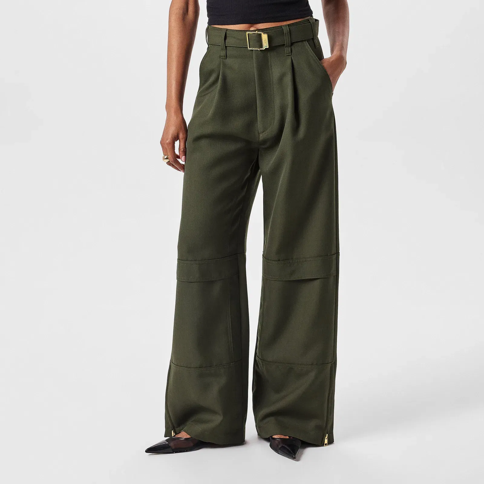 Wide Leg Trousers